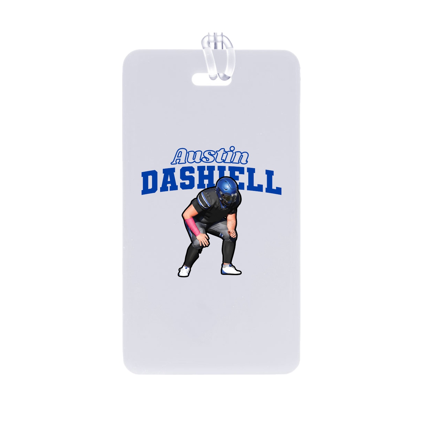 Bag Tag — Name Arch in Classic