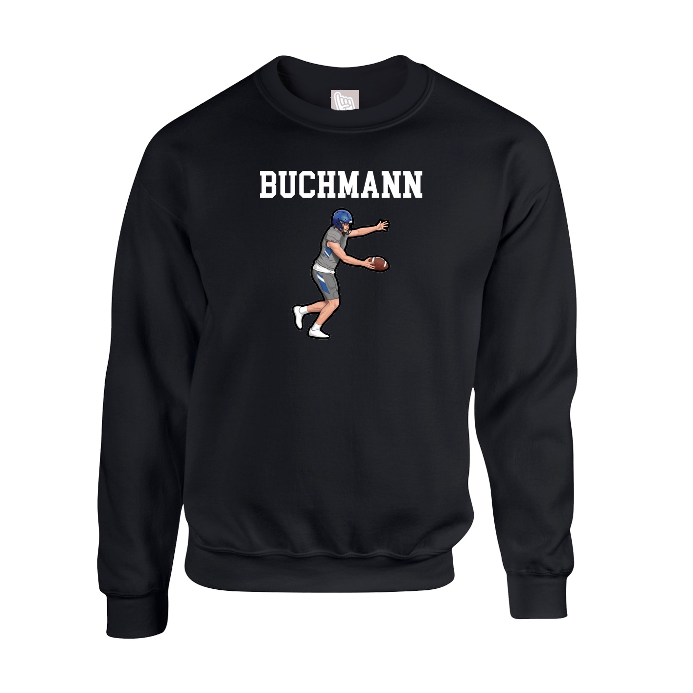 Fleece Crew — Shirsey in Black