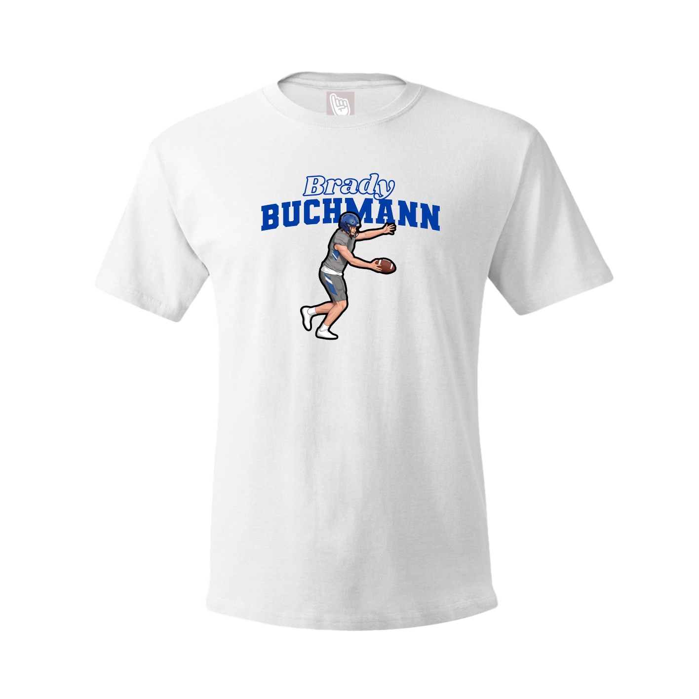 Tee — Name Arch in White