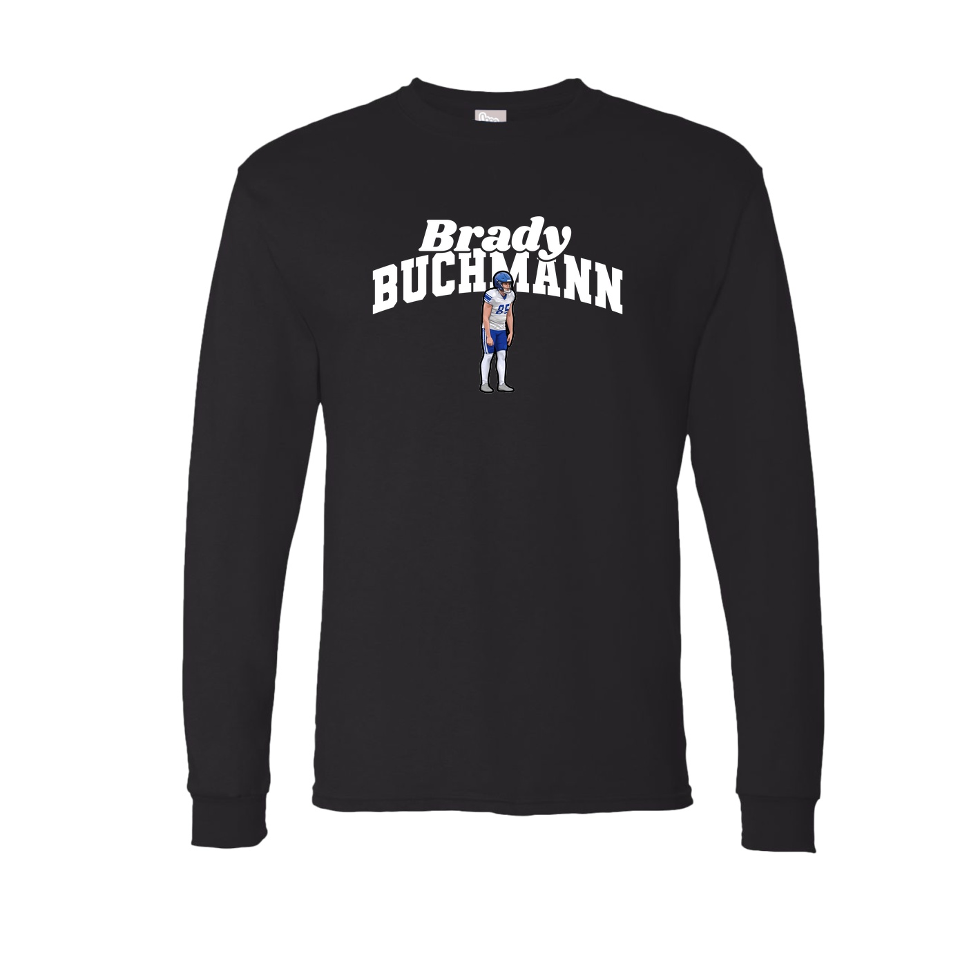 Long Sleeve Tee — Signature Arch in Black