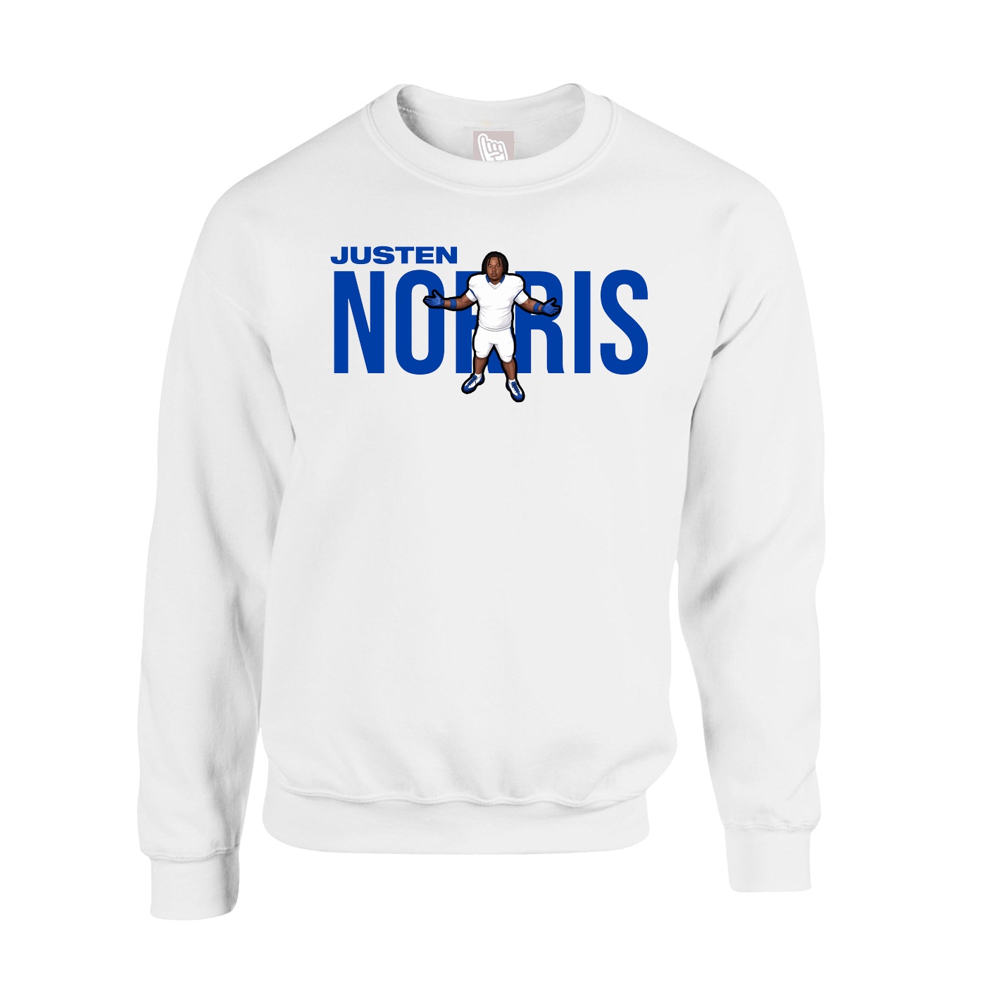 Fleece Crew — Player Name in White