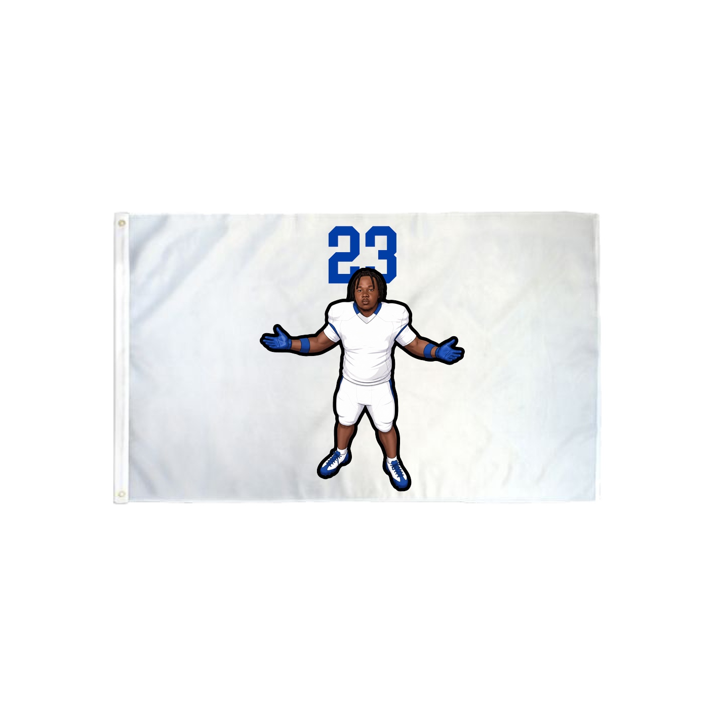 3x5 Flag — Number Top in Classic