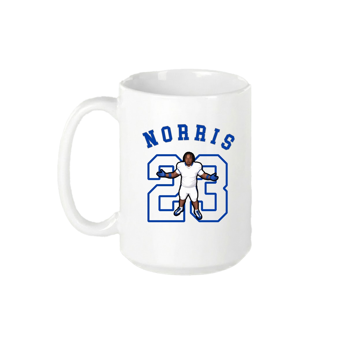 15oz Coffee Mug — Shirsey Arch in White