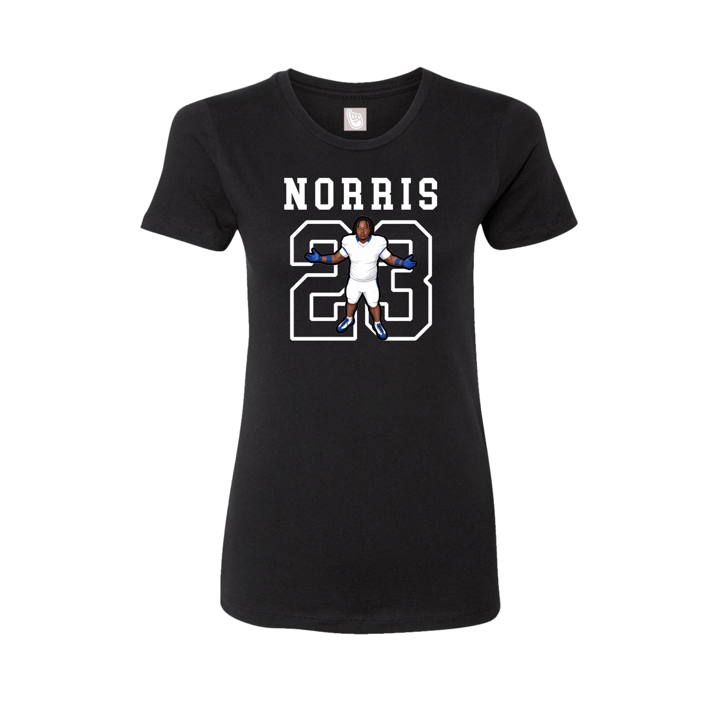 Fitted Women's Tee — Shirsey in Black