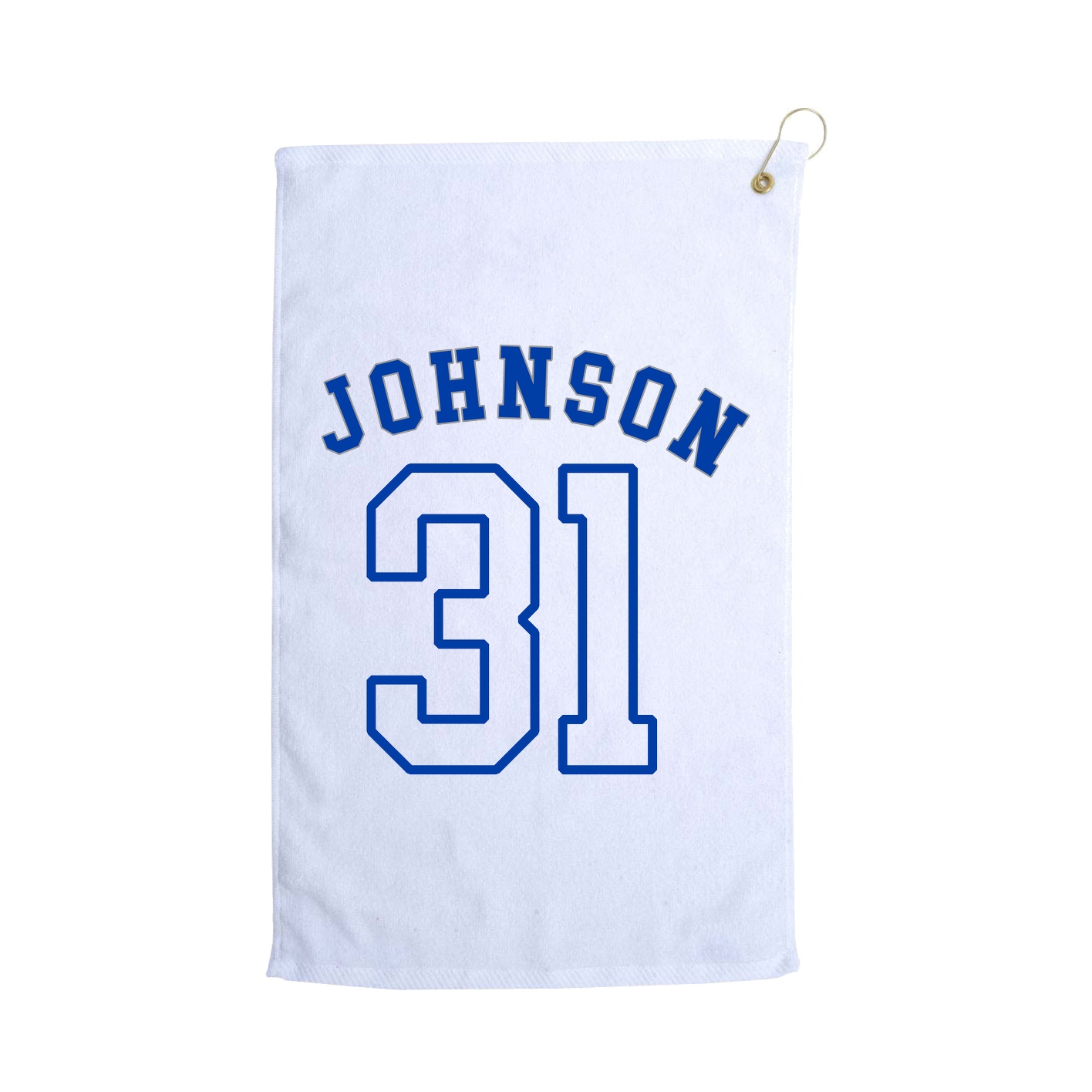 Golf Towel — Shirsey Arch in White