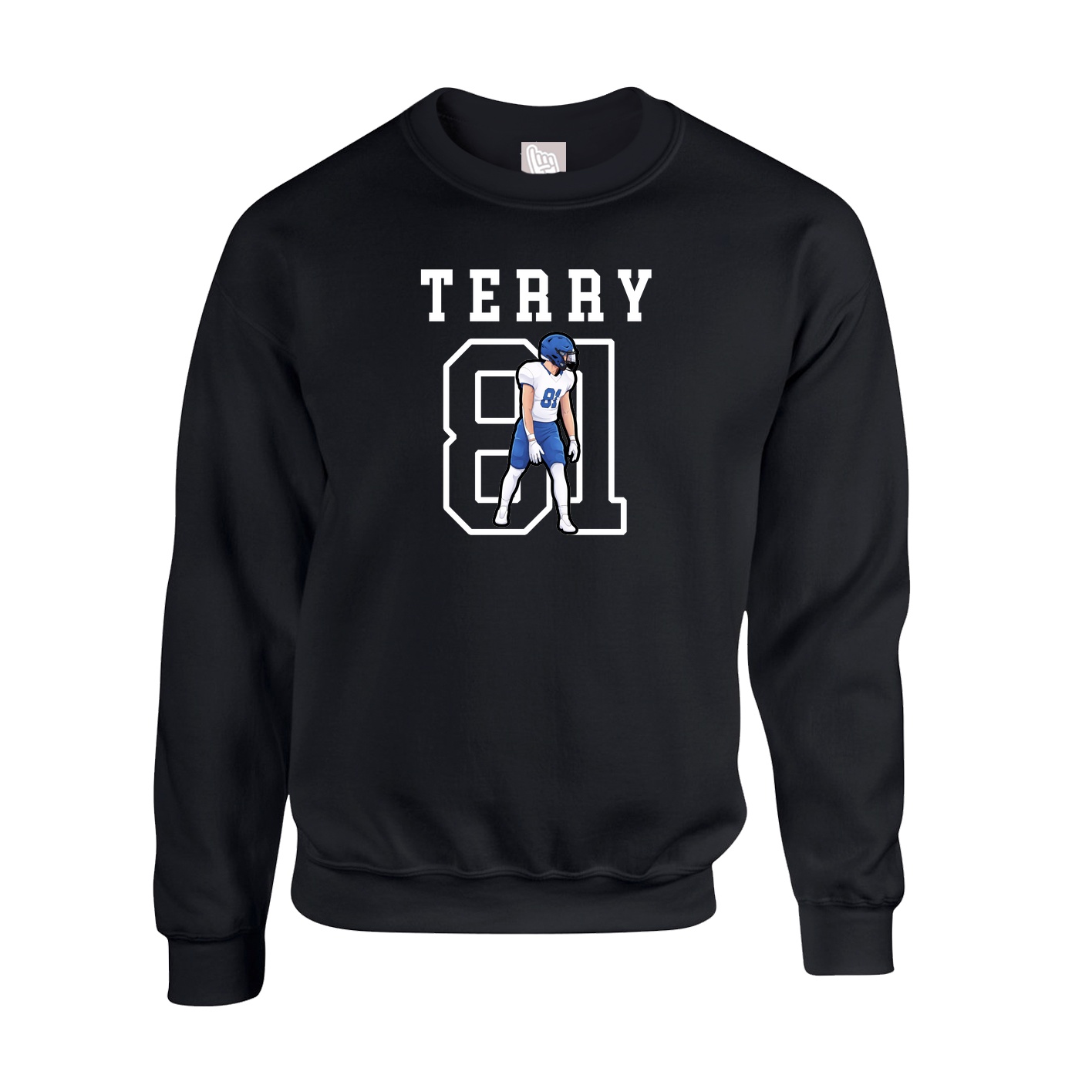 Fleece Crew — Shirsey in Black