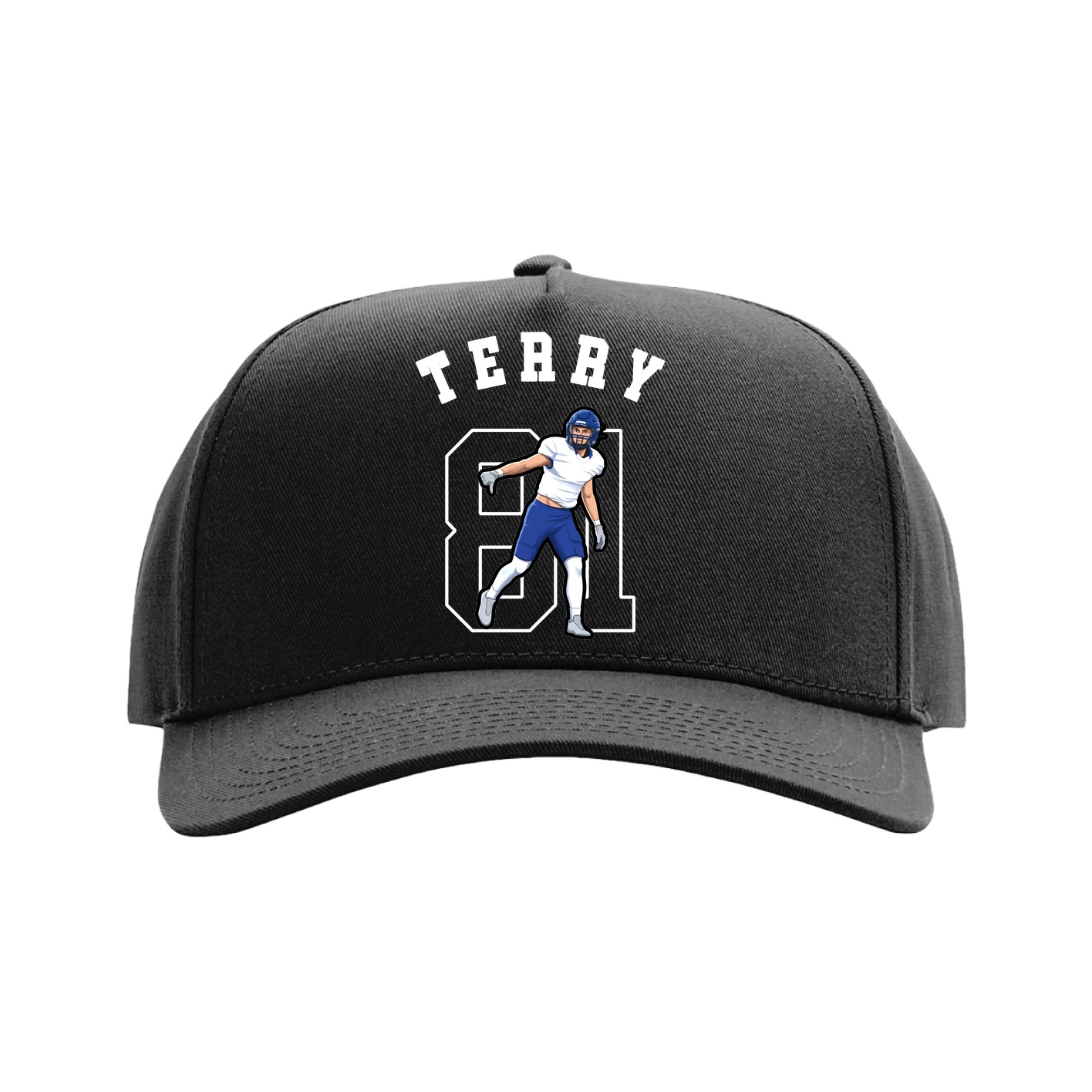 Full Fabric Five-Panel Champ Cap