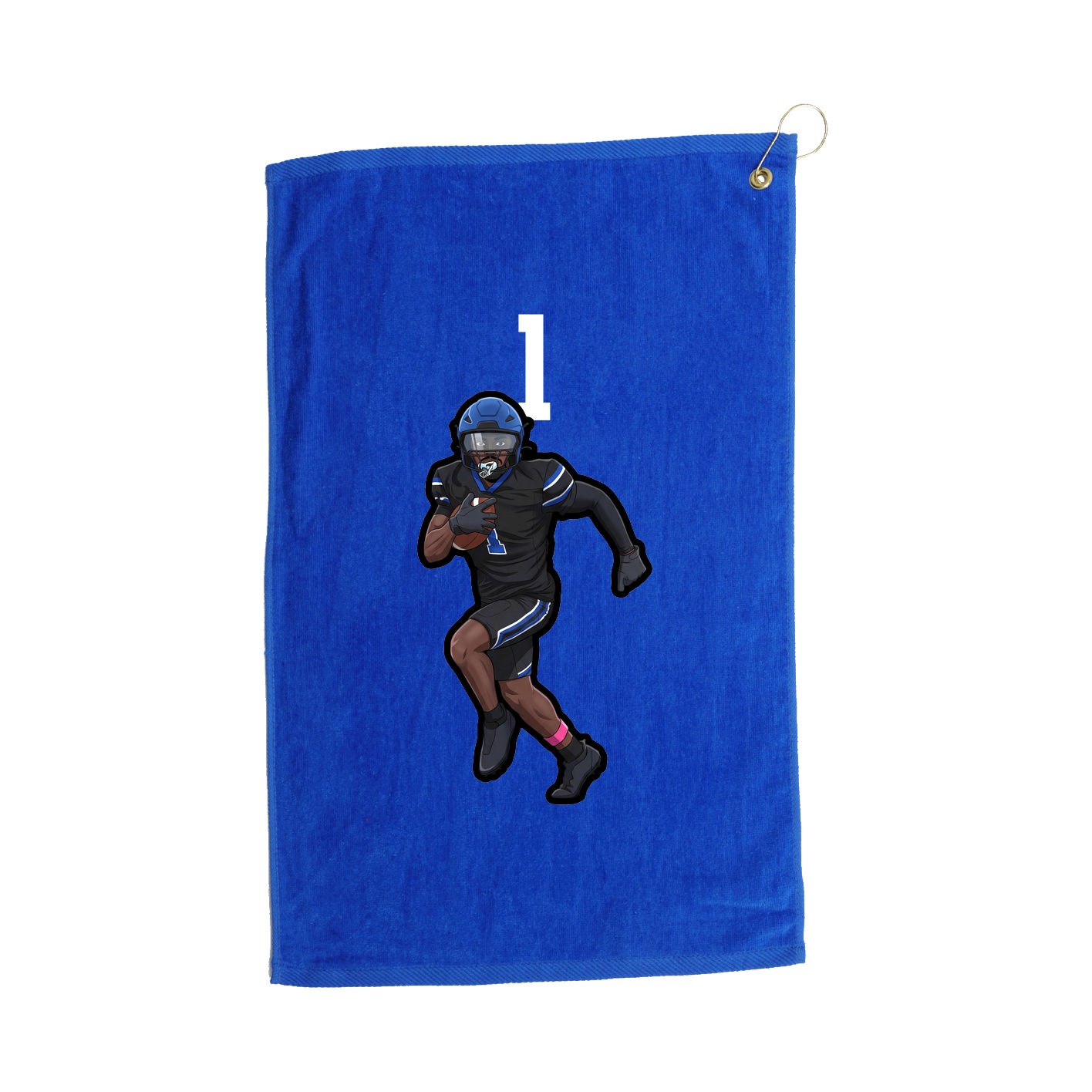 Golf Towel — Number Top in Royal
