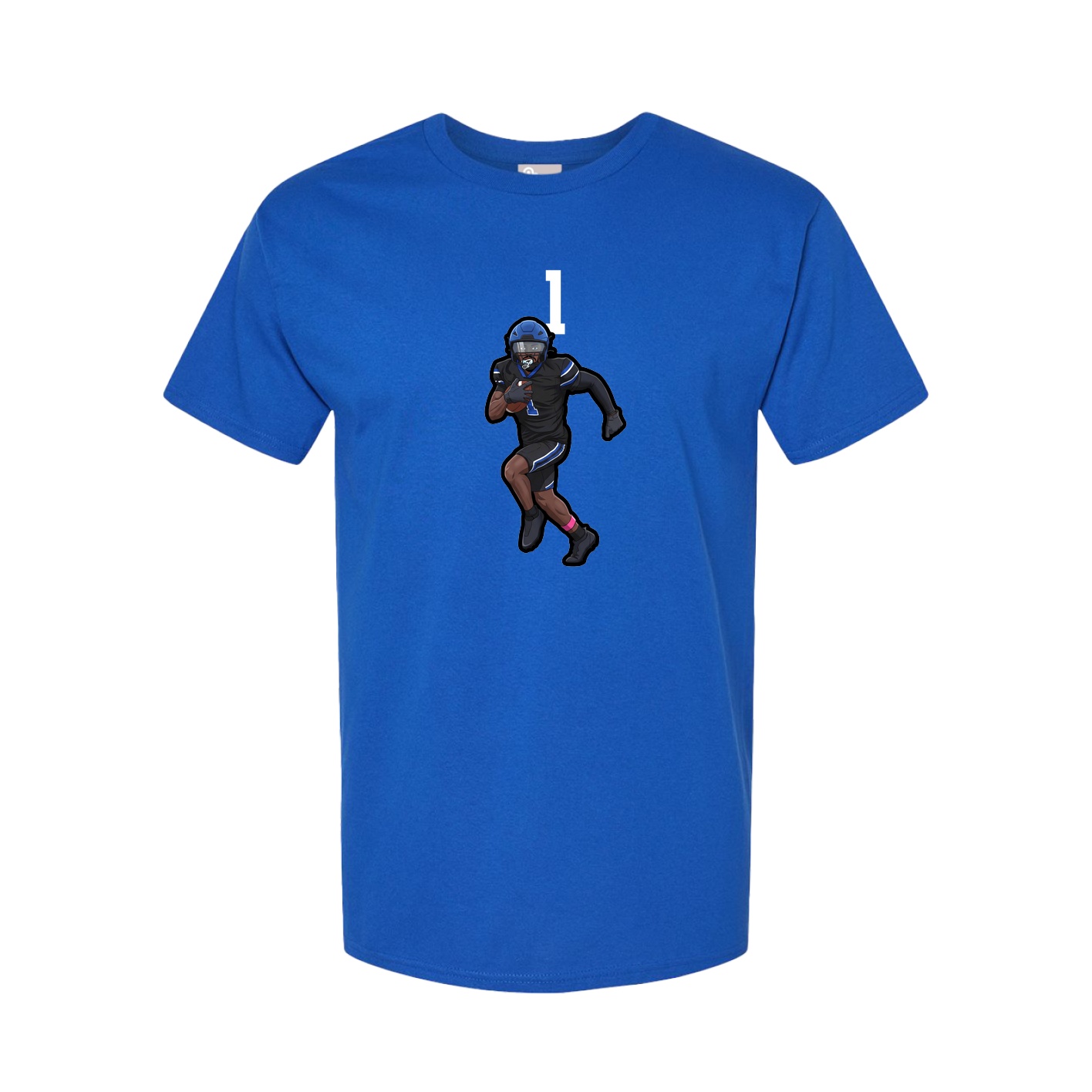 Youth Tee — Number Top in Royal