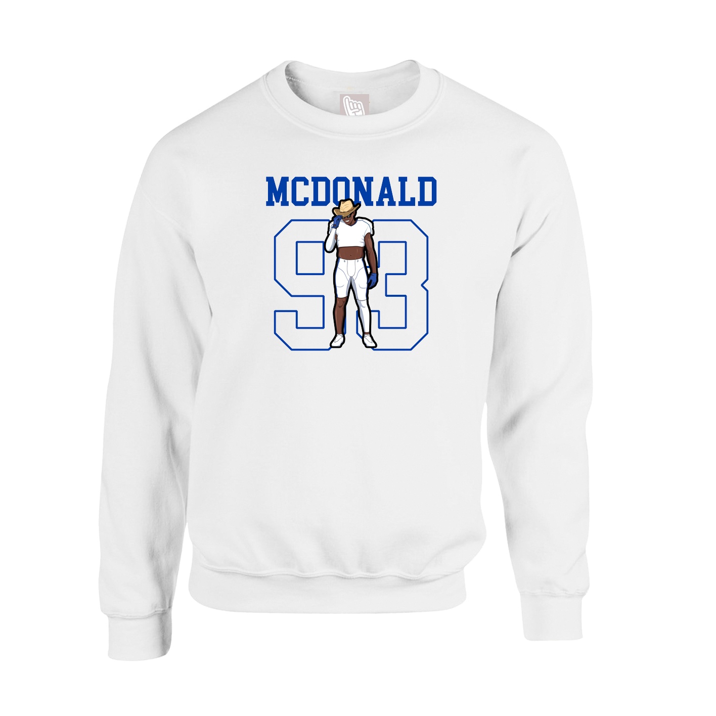 Fleece Crew — Shirsey in White