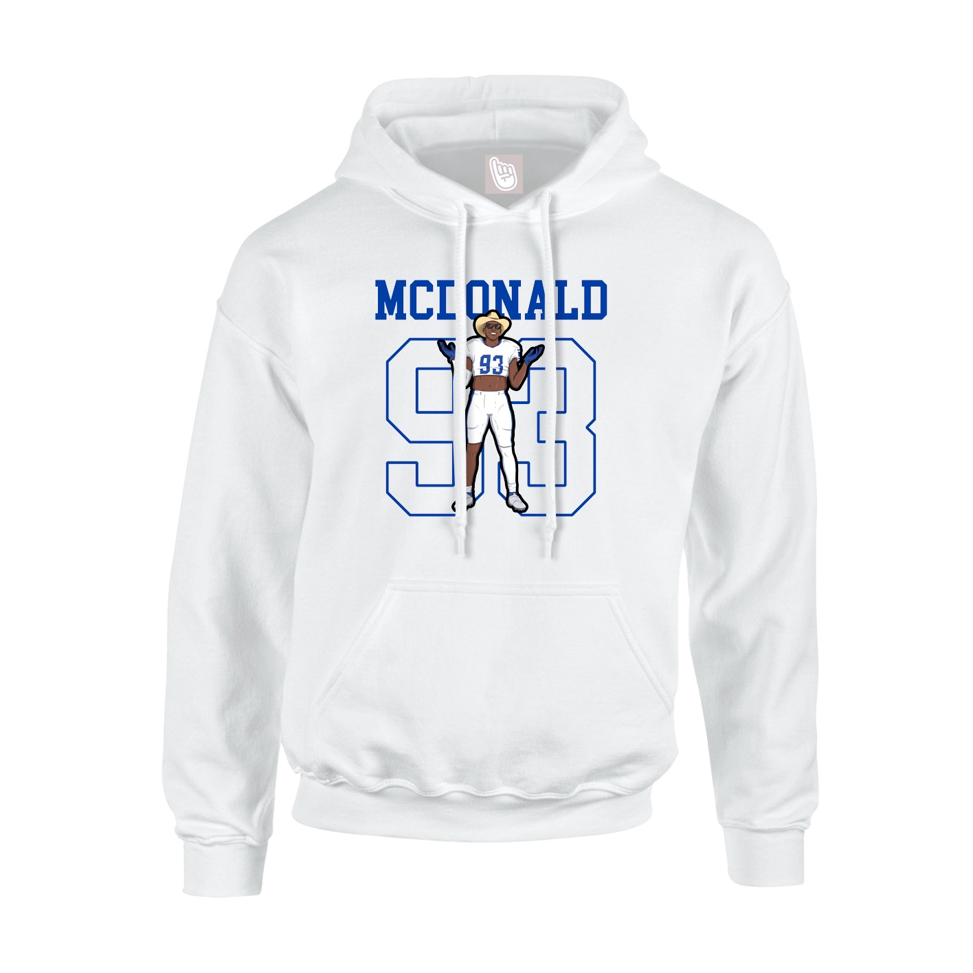Youth Hoodie — Shirsey in White
