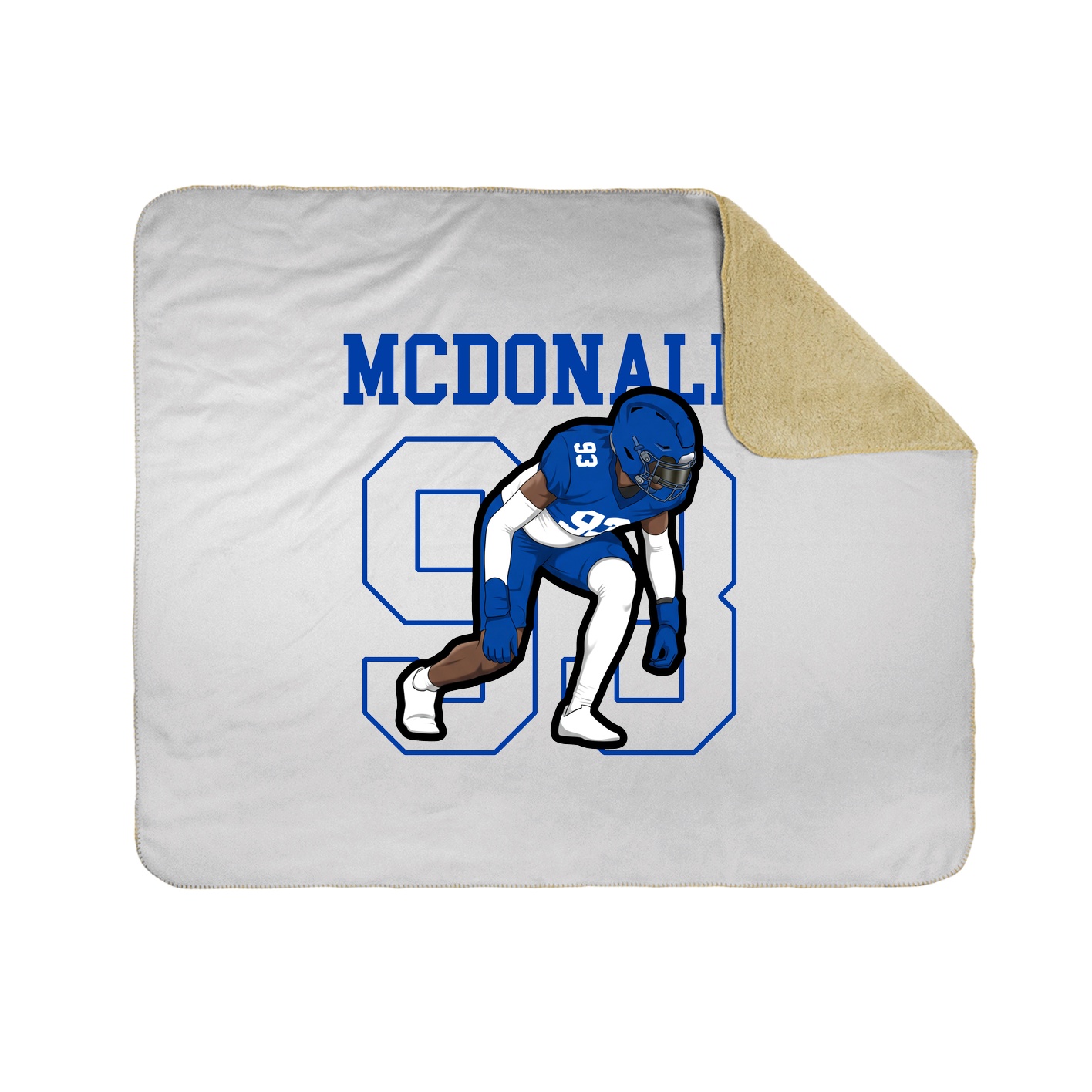 Throw Blanket — Shirsey in White