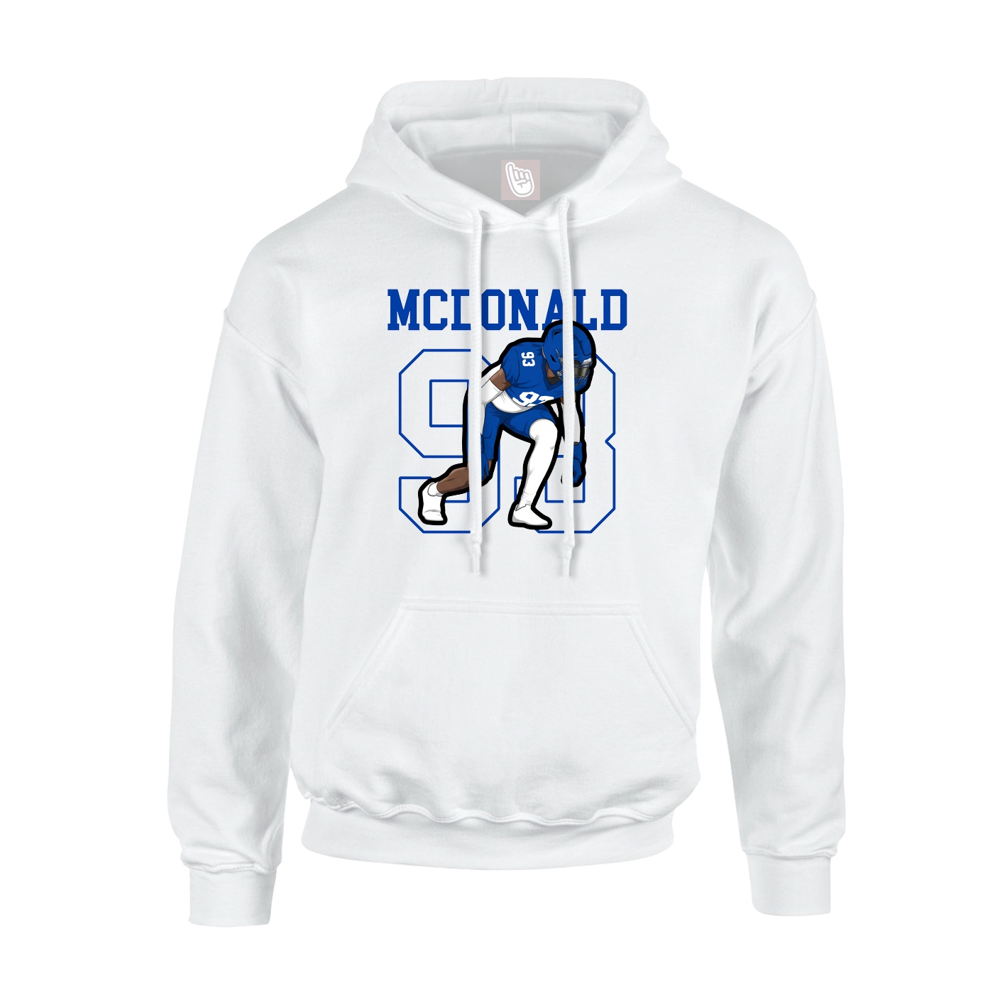 Youth Hoodie — Shirsey in White