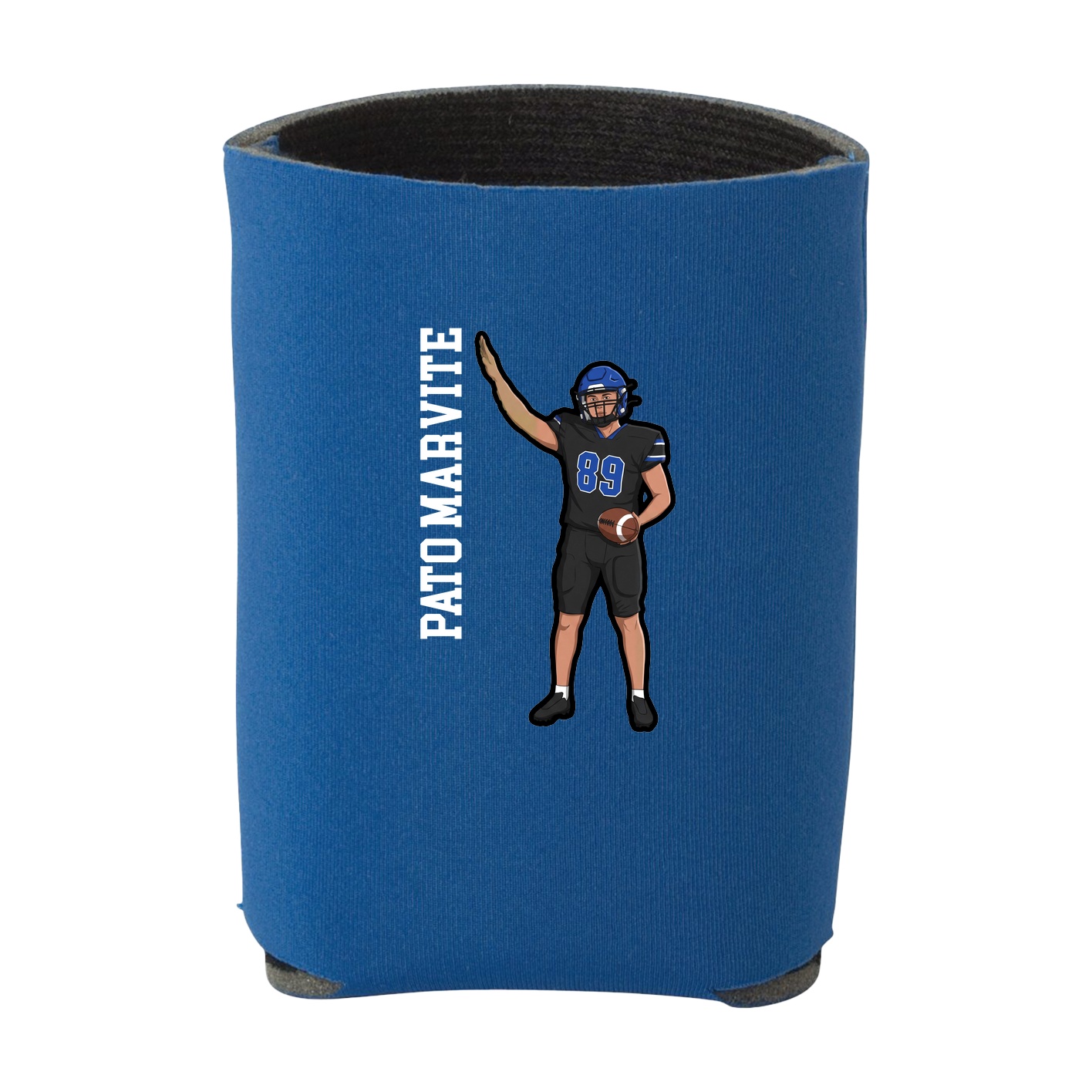 Can Holder — Name Vertical in Royal