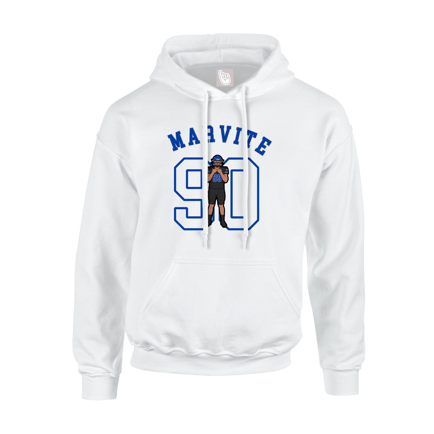 Hoodie — Shirsey Arch in White