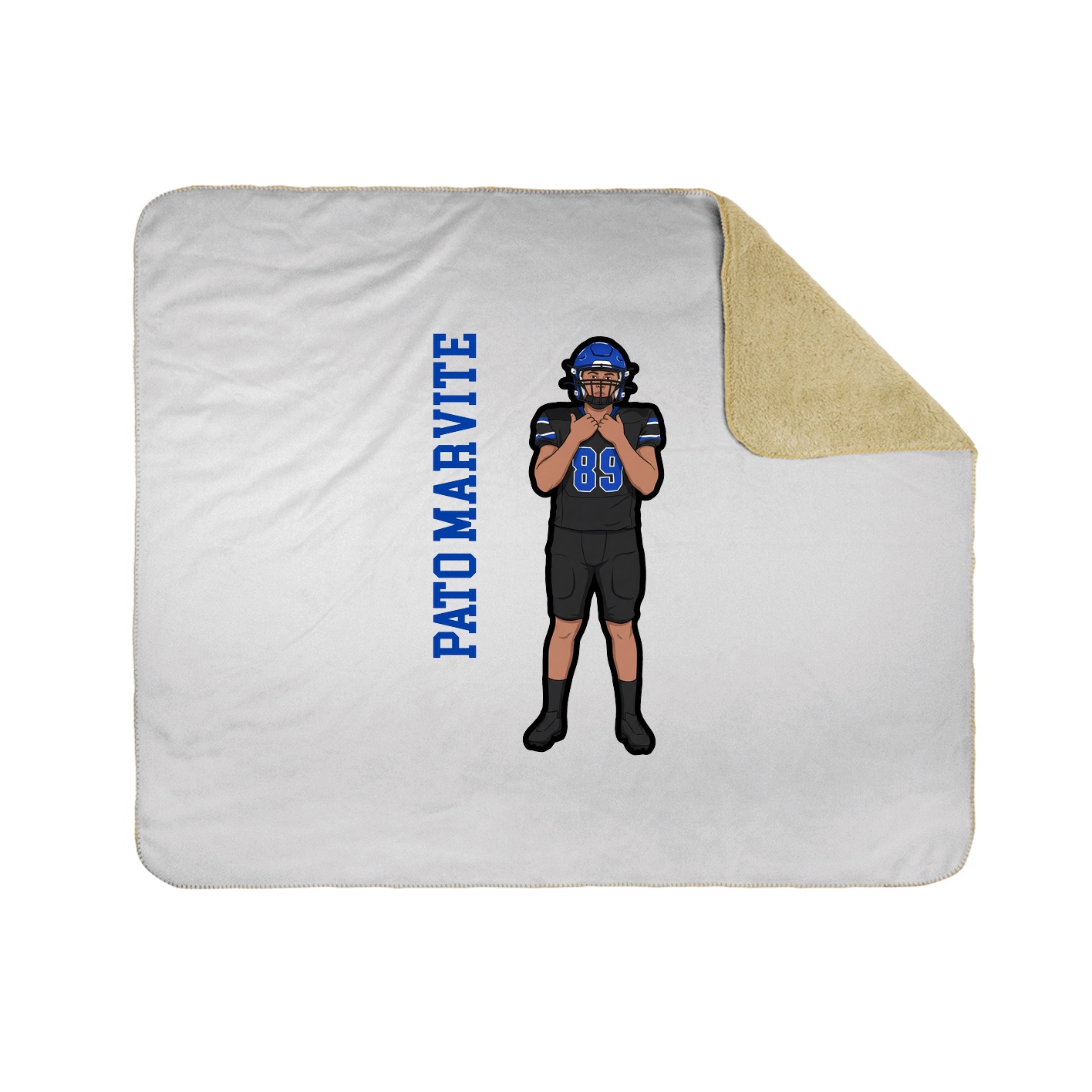 50x60 Sherpa Lined Throw Blanket