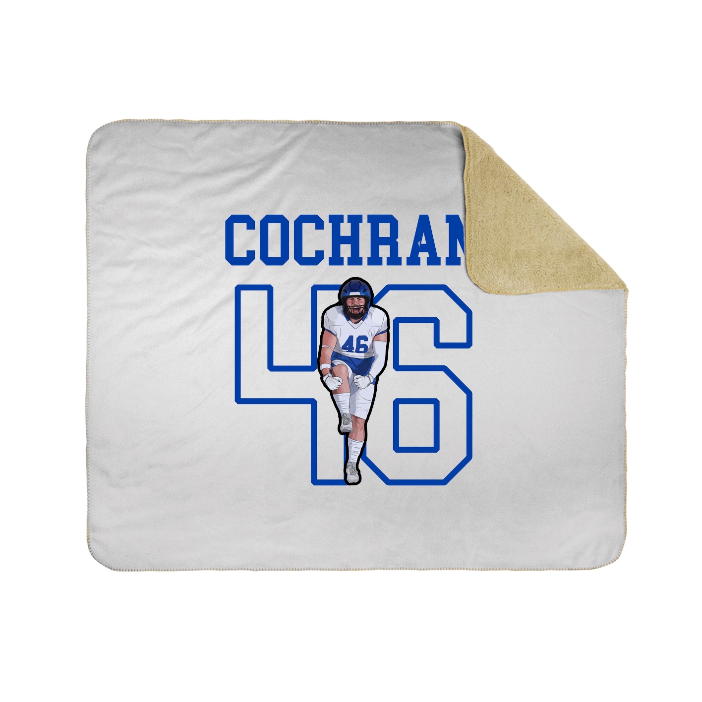 Throw Blanket — Shirsey in White