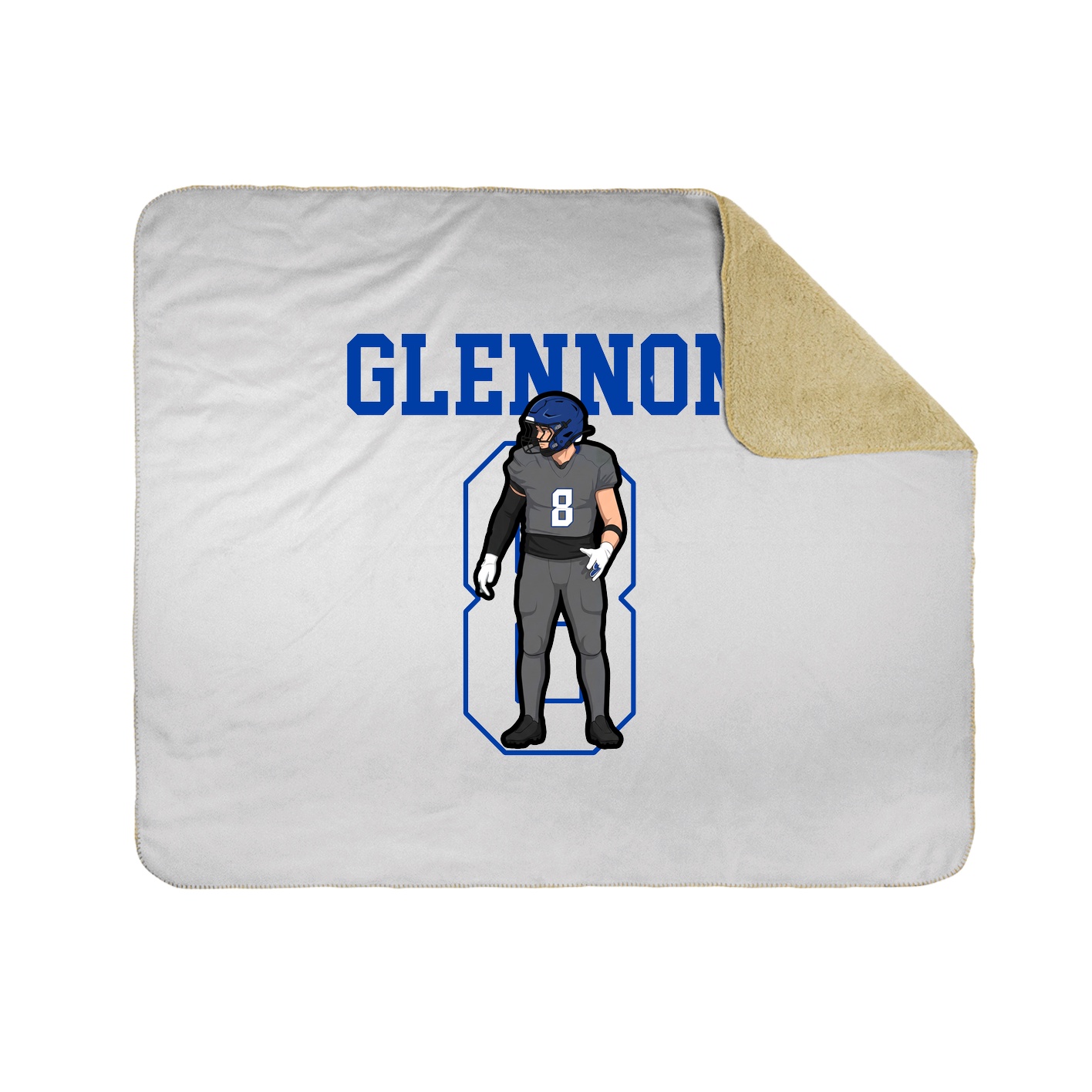 Throw Blanket — Shirsey in White