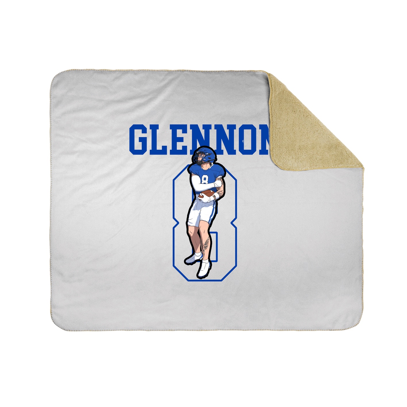 Throw Blanket — Shirsey in White