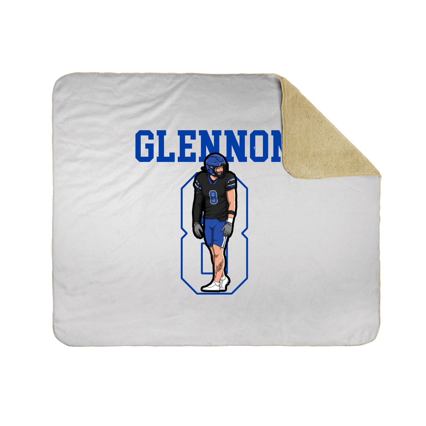 Throw Blanket — Shirsey in White