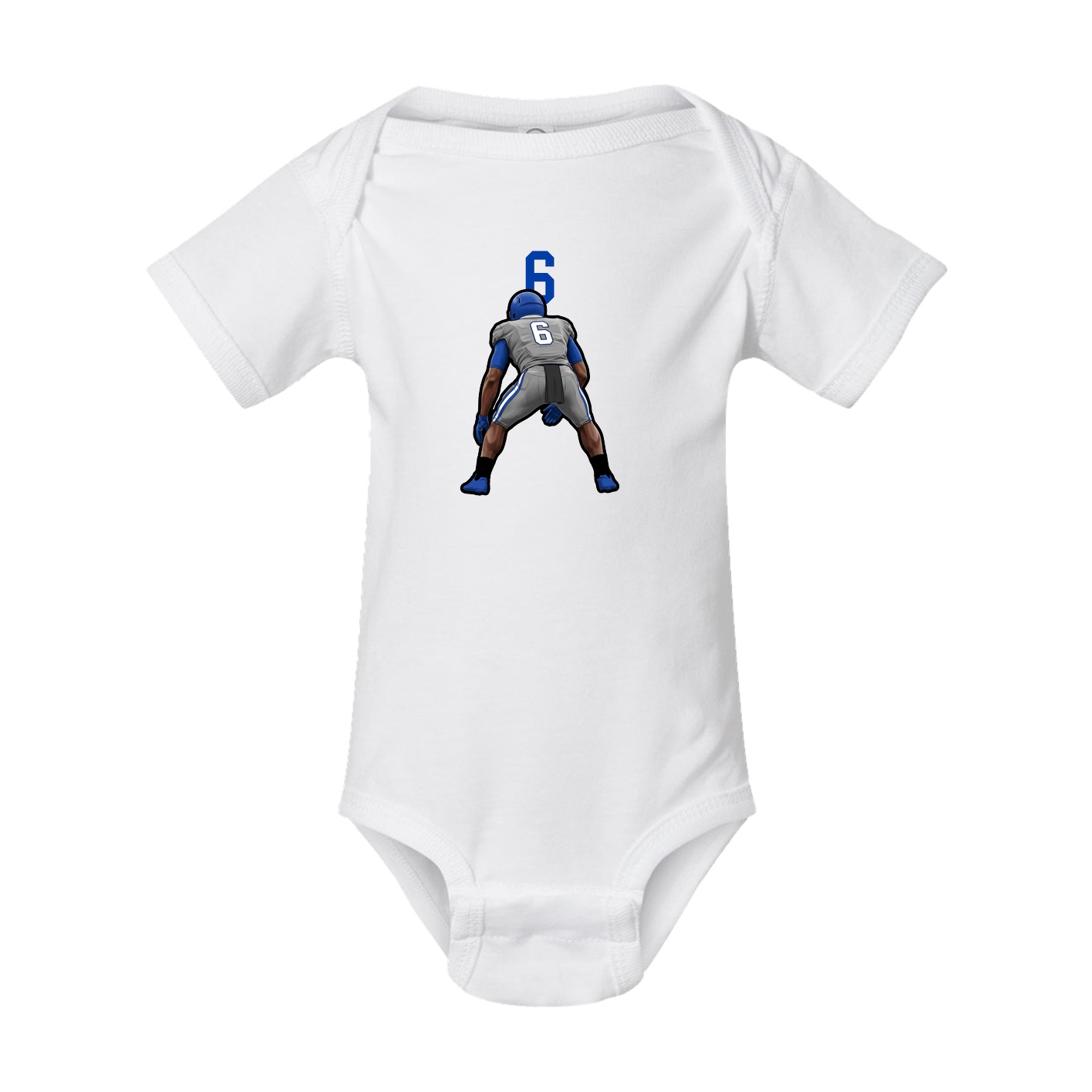 Baby Onesie — Number Top in White