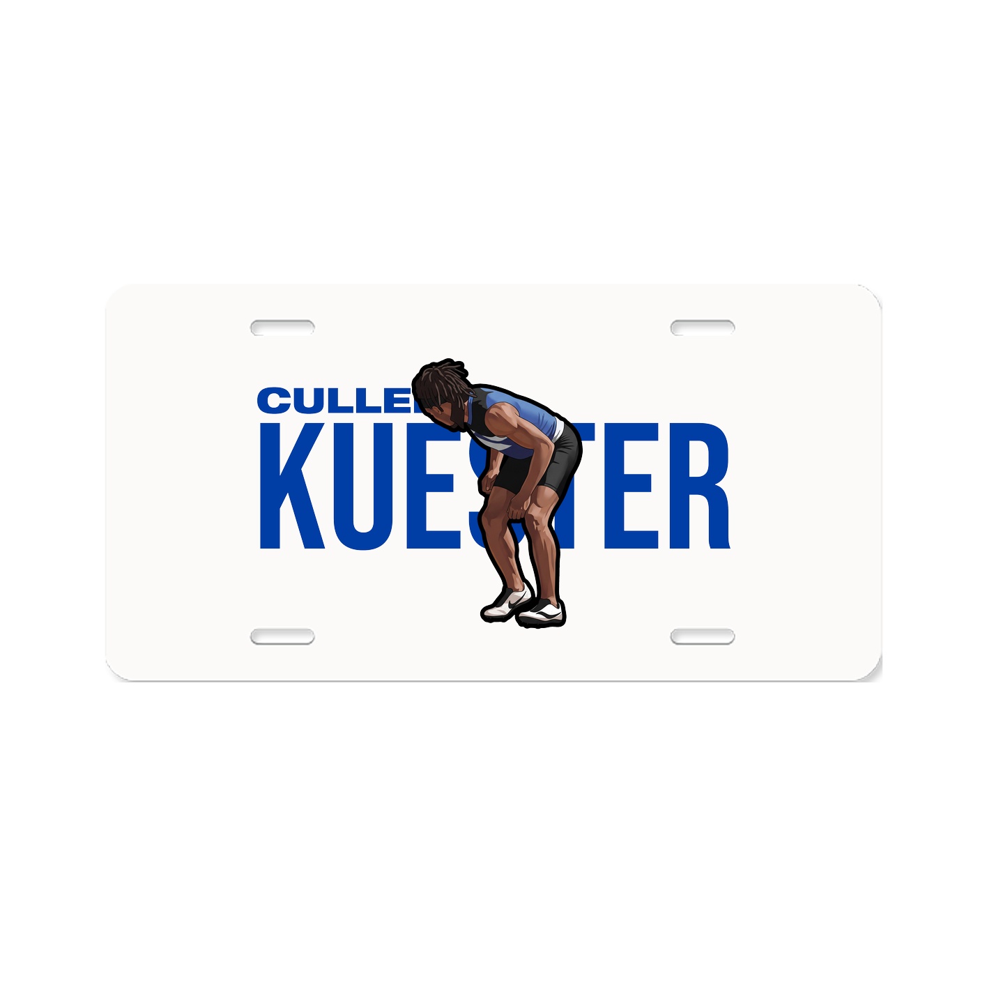 License Plate — Player Name in Classic
