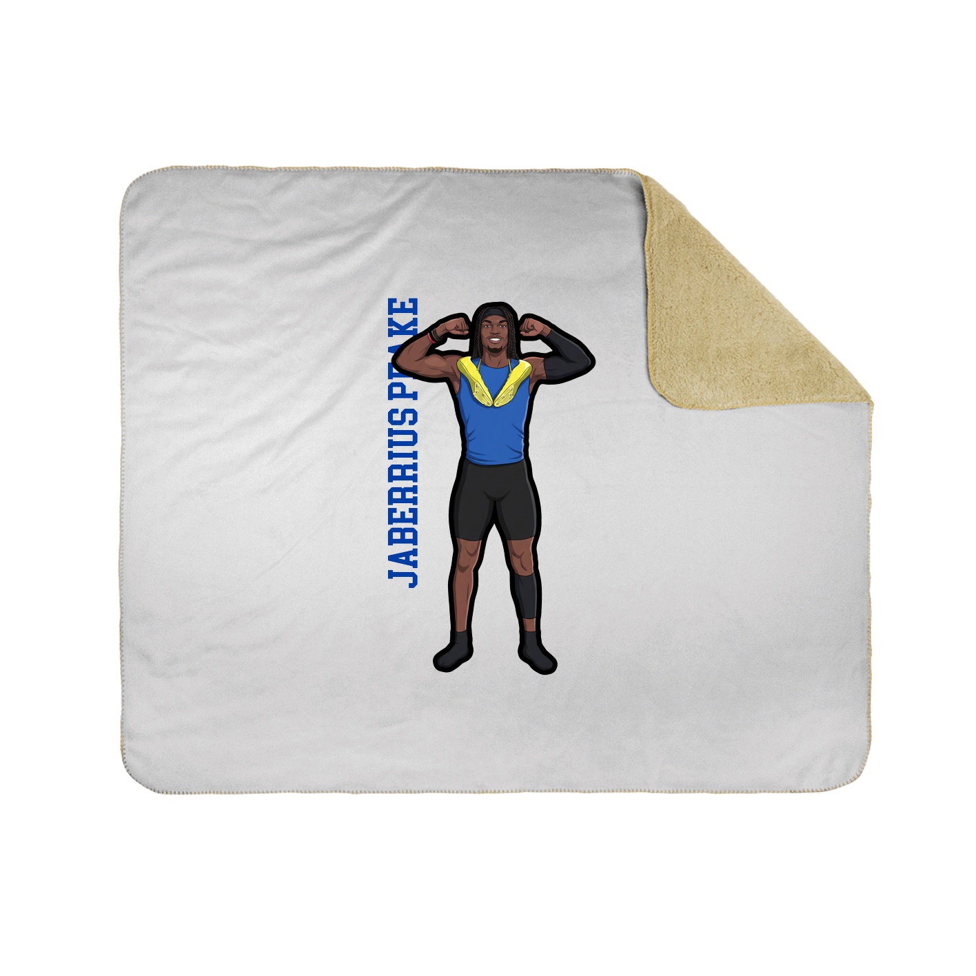 50x60 Sherpa Lined Throw Blanket