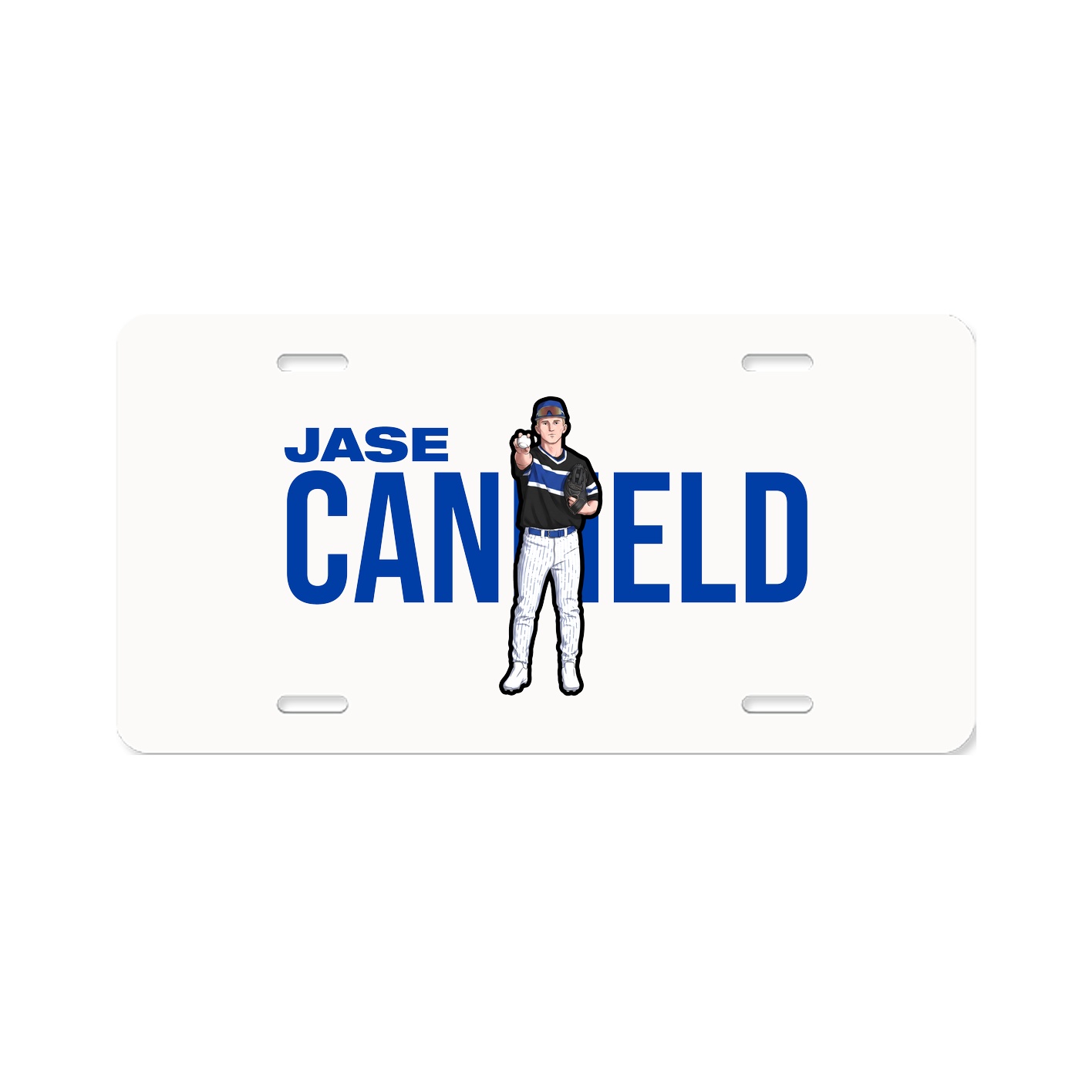 License Plate — Player Name in Classic