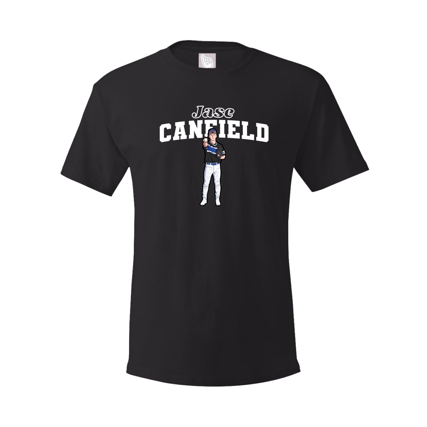 Youth Tee — Name Arch in Black