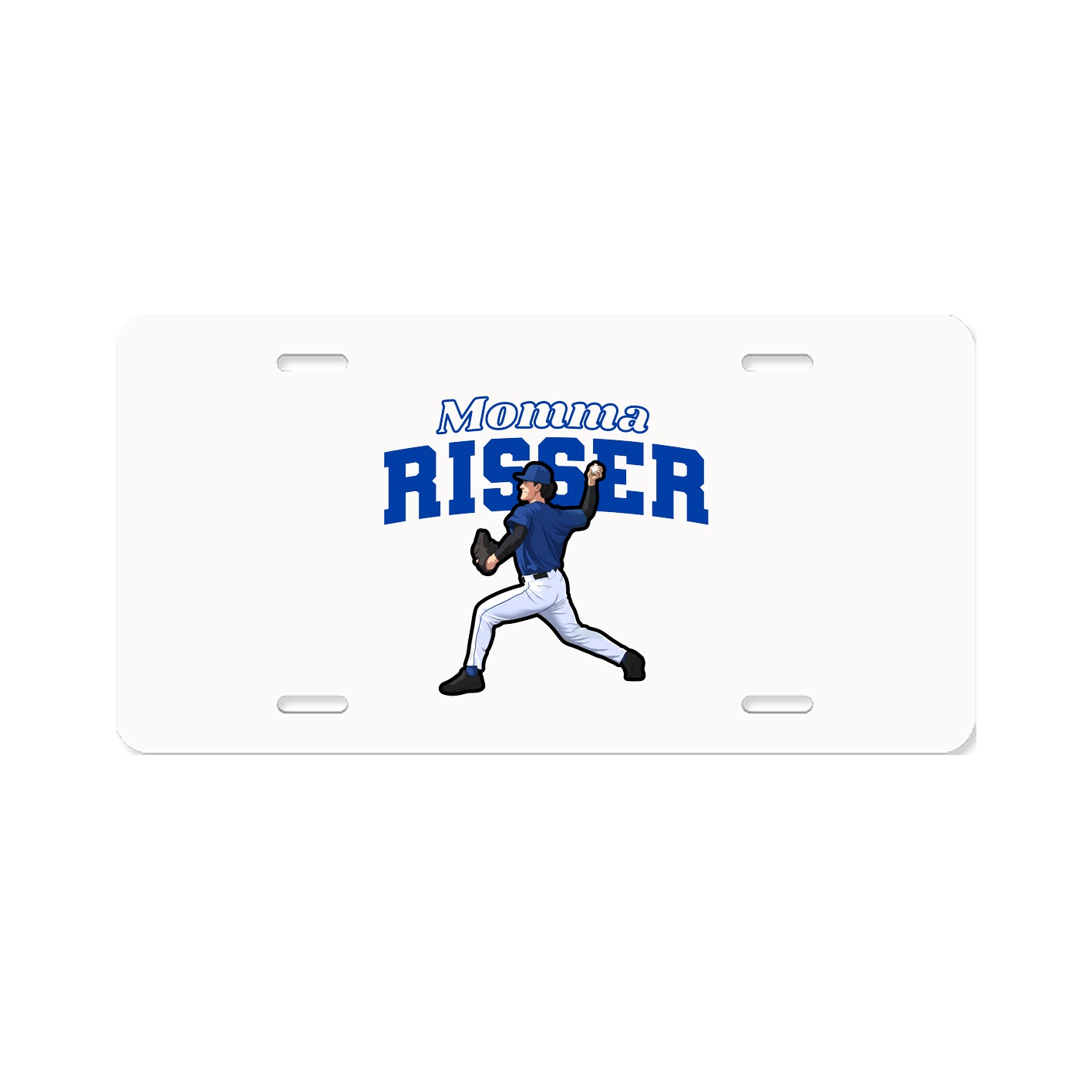 License Plate — Mothers Day Block in Classic
