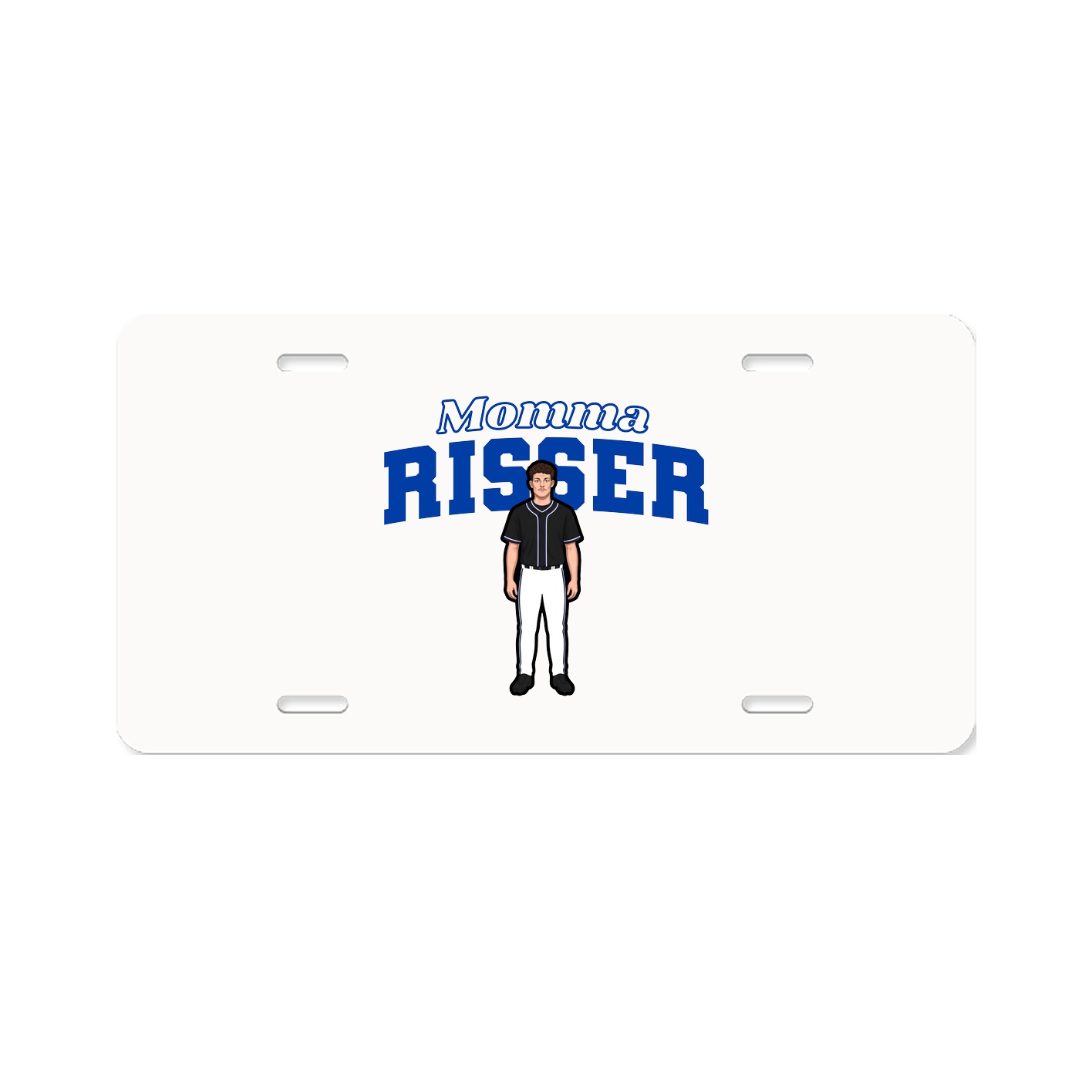 License Plate — Mothers Day Block in Classic