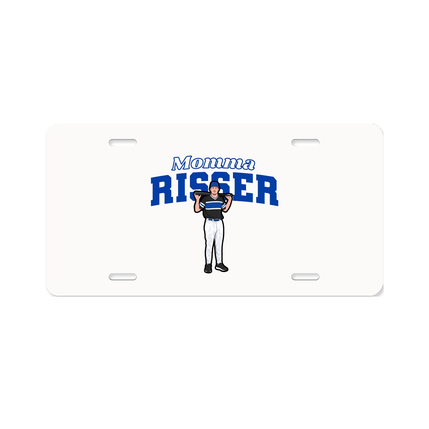 License Plate — Mothers Day Block in Classic