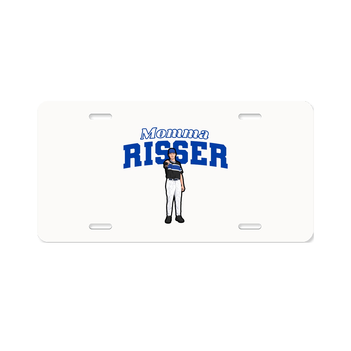 License Plate — Mothers Day Block in Classic