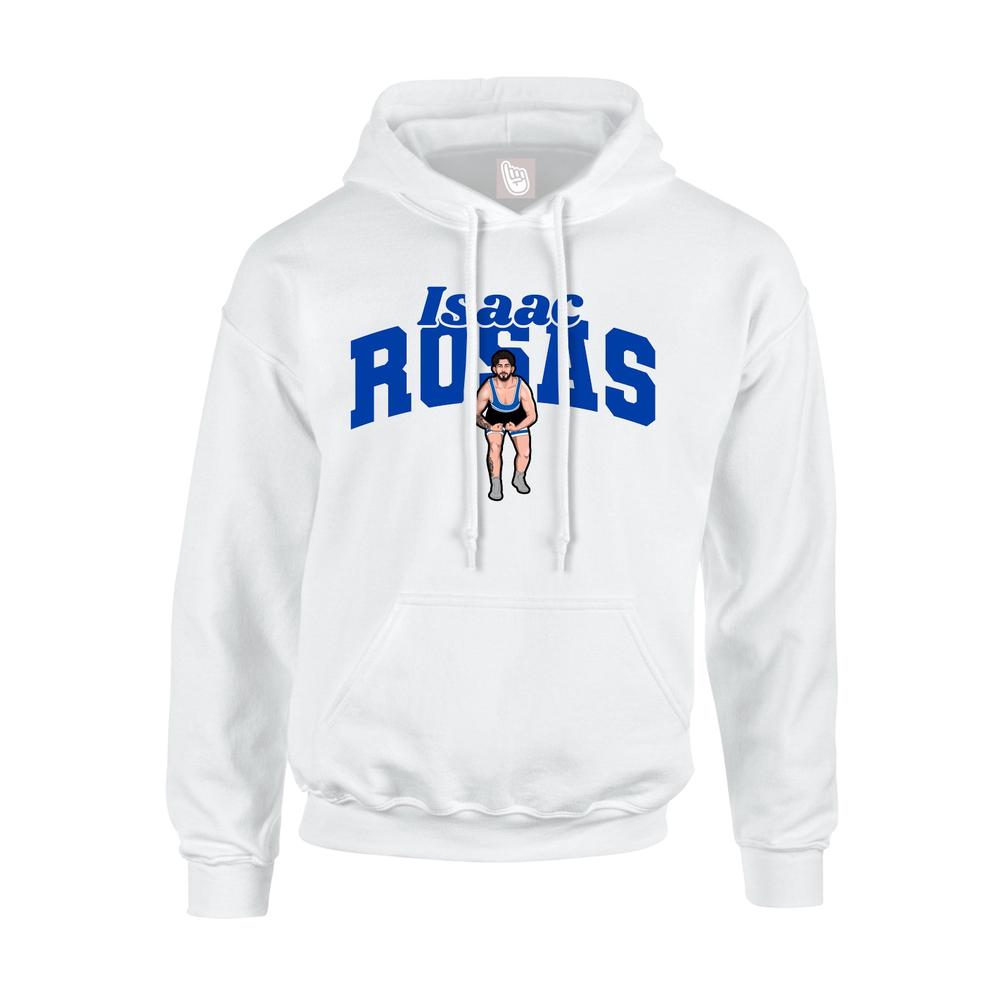 Hoodie — Signature Arch in White
