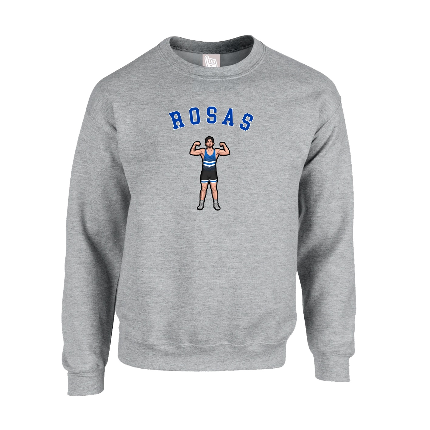 Fleece Crew — Shirsey Arch in Grey
