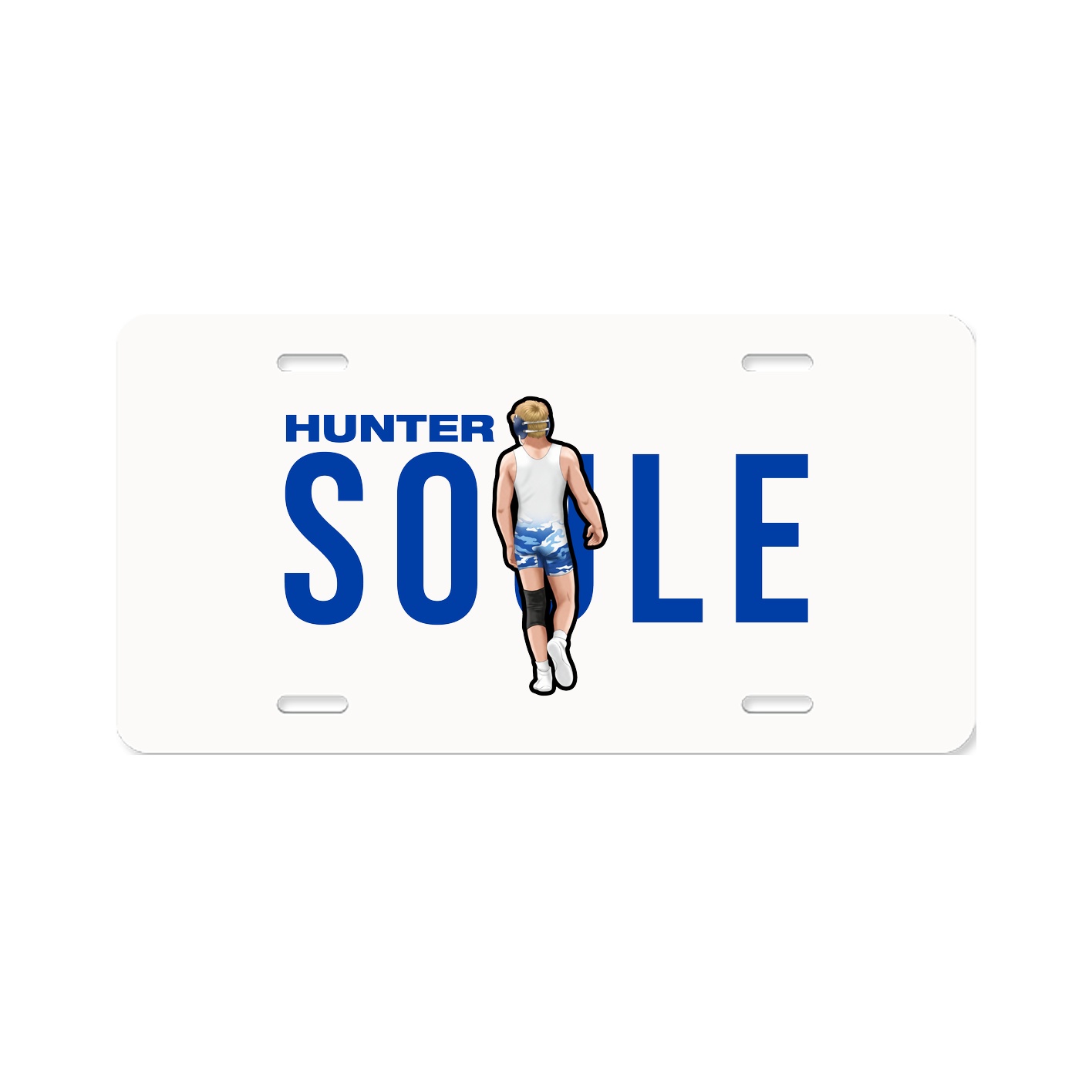 License Plate — Player Name in Classic