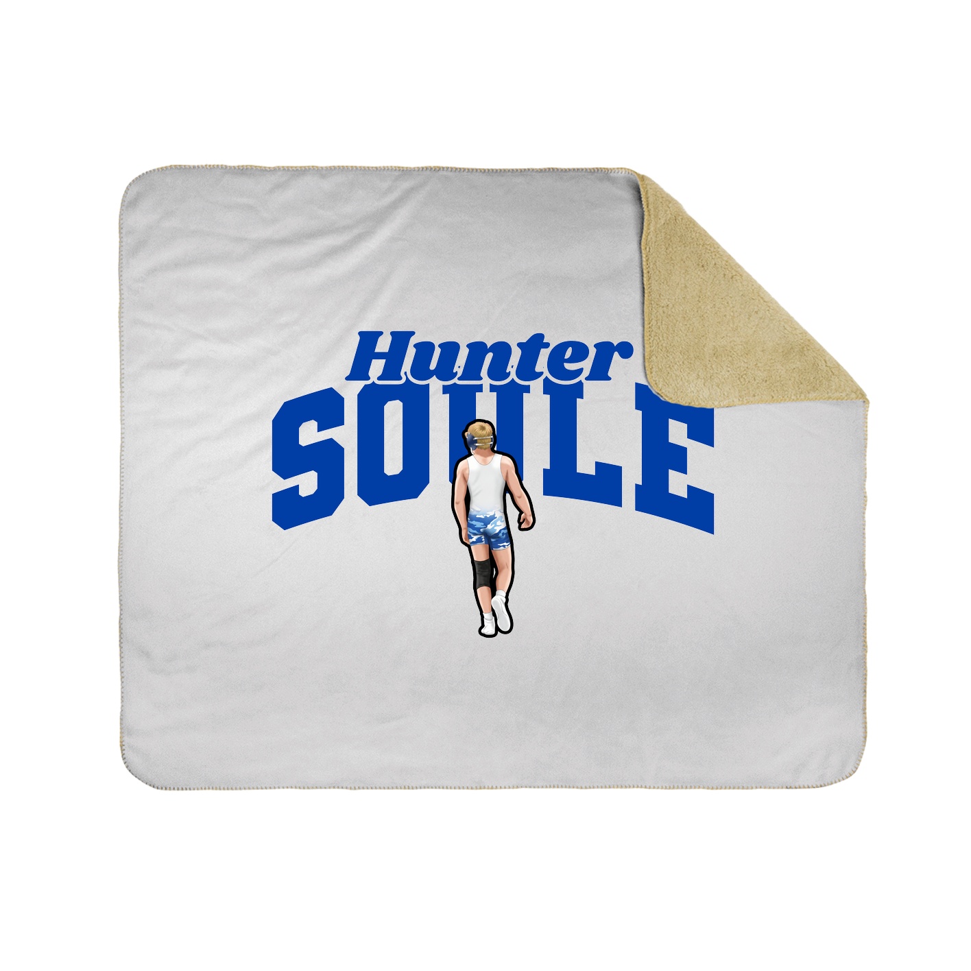 Throw Blanket — Signature Arch in White