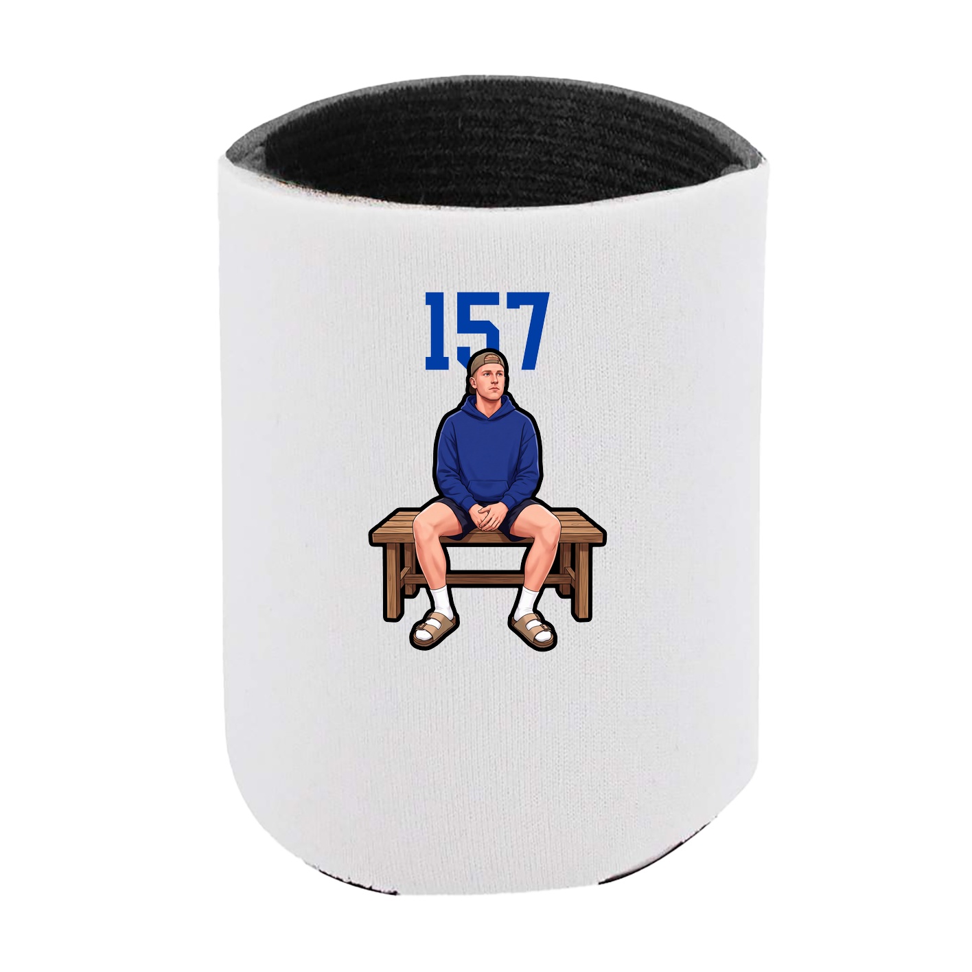 Can Holder — Number Top in White