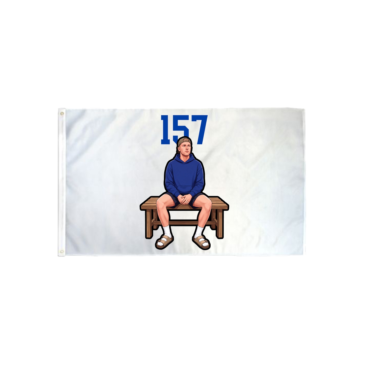 3x5 Flag — Number Top in Classic