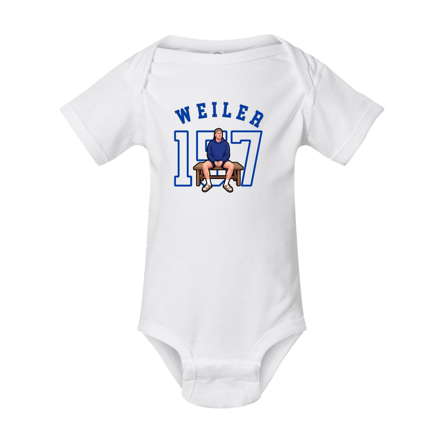 Baby Onesie — Shirsey Arch in White