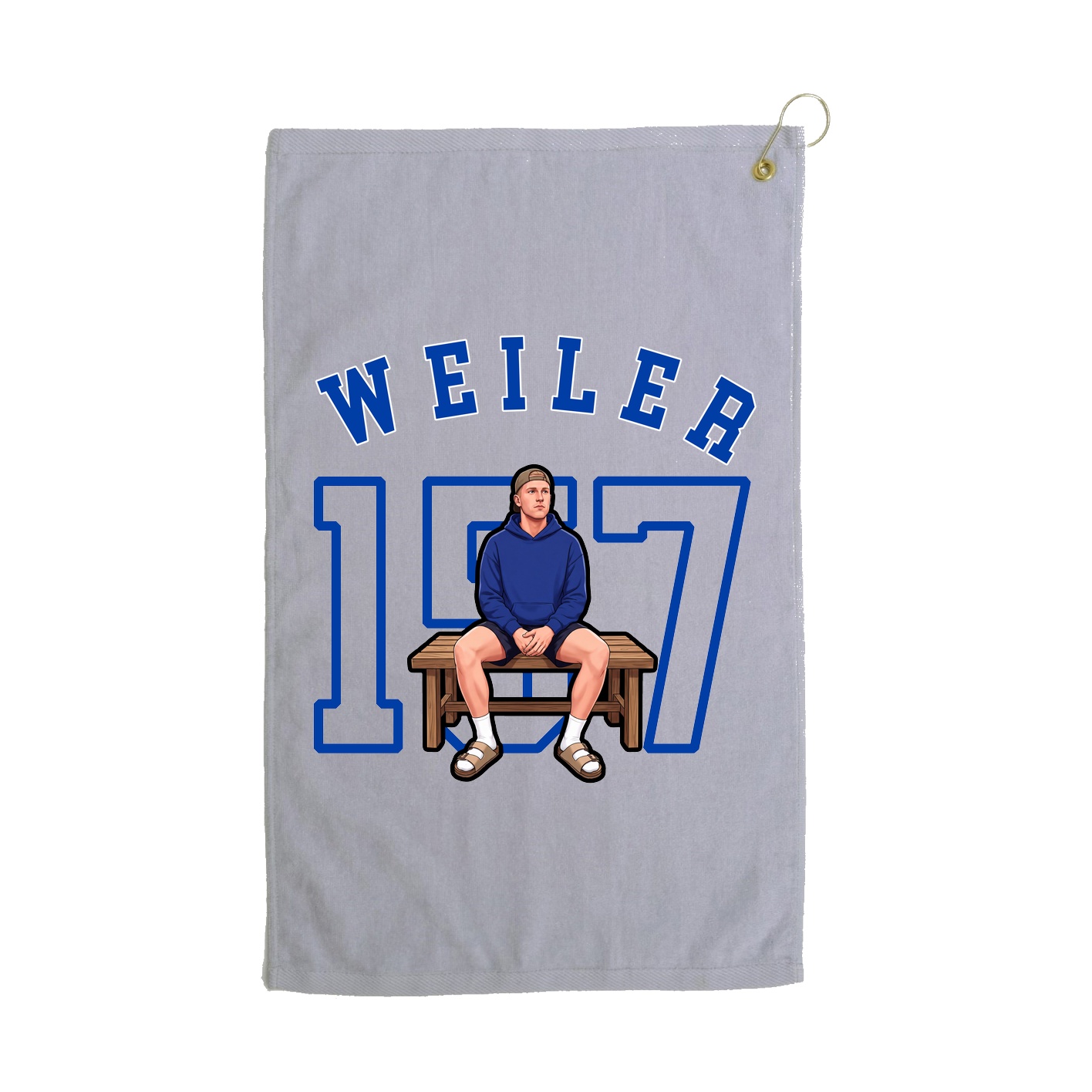 Golf Towel — Shirsey Arch in Grey