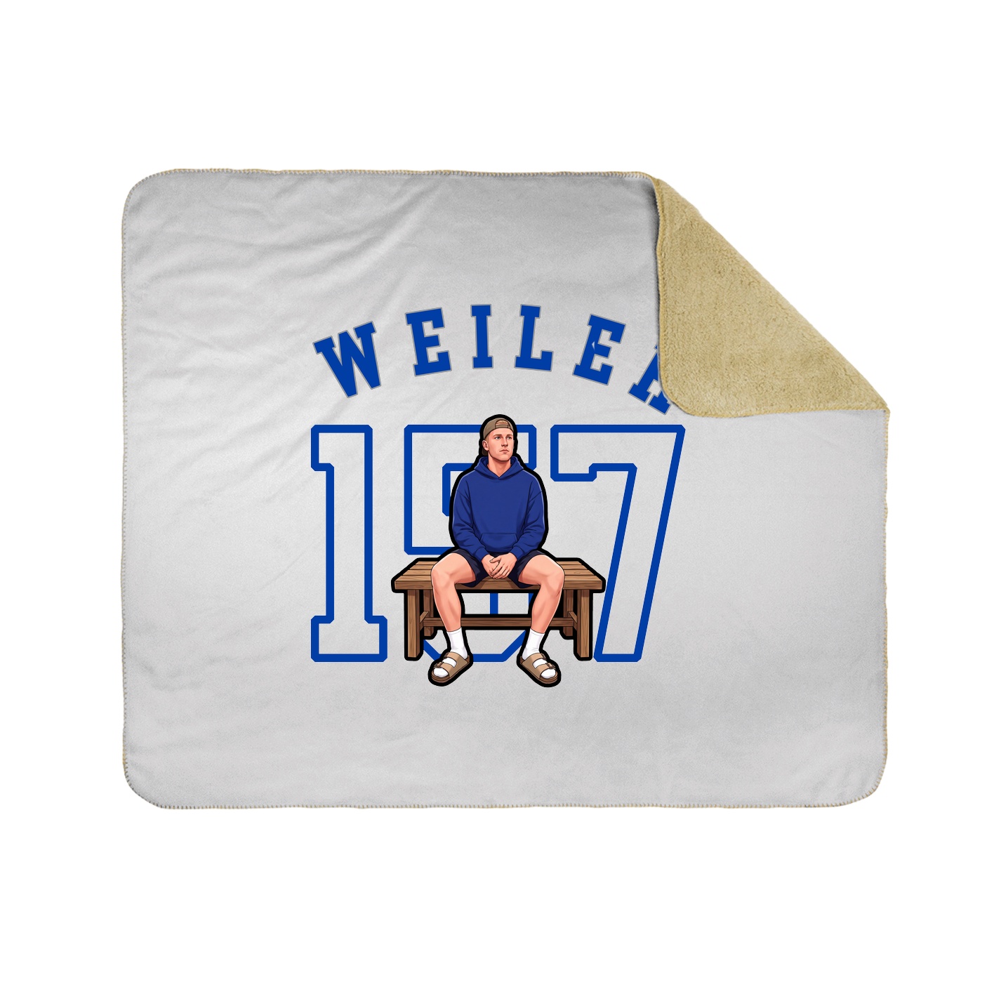 Throw Blanket — Shirsey Arch in White