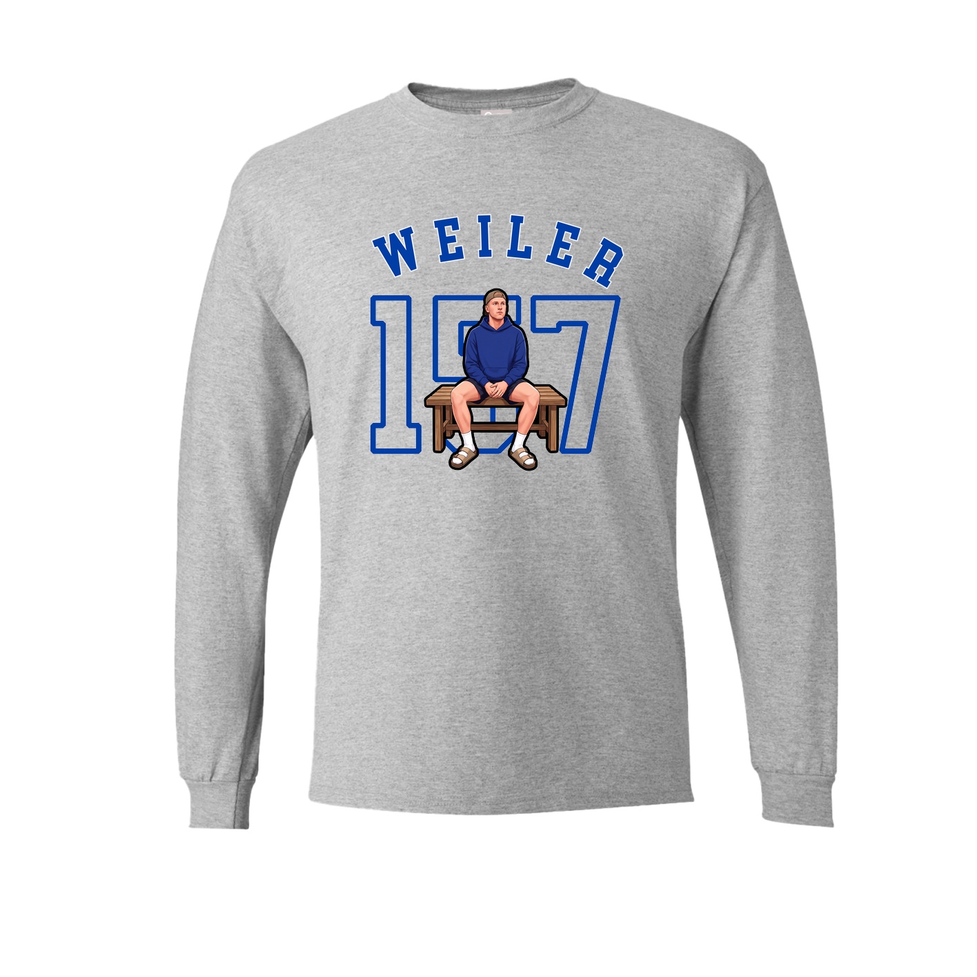 Long Sleeve Tee — Shirsey Arch in Grey