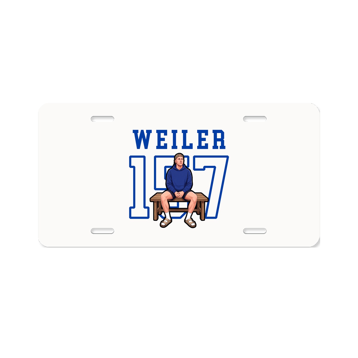 License Plate — Shirsey in Classic