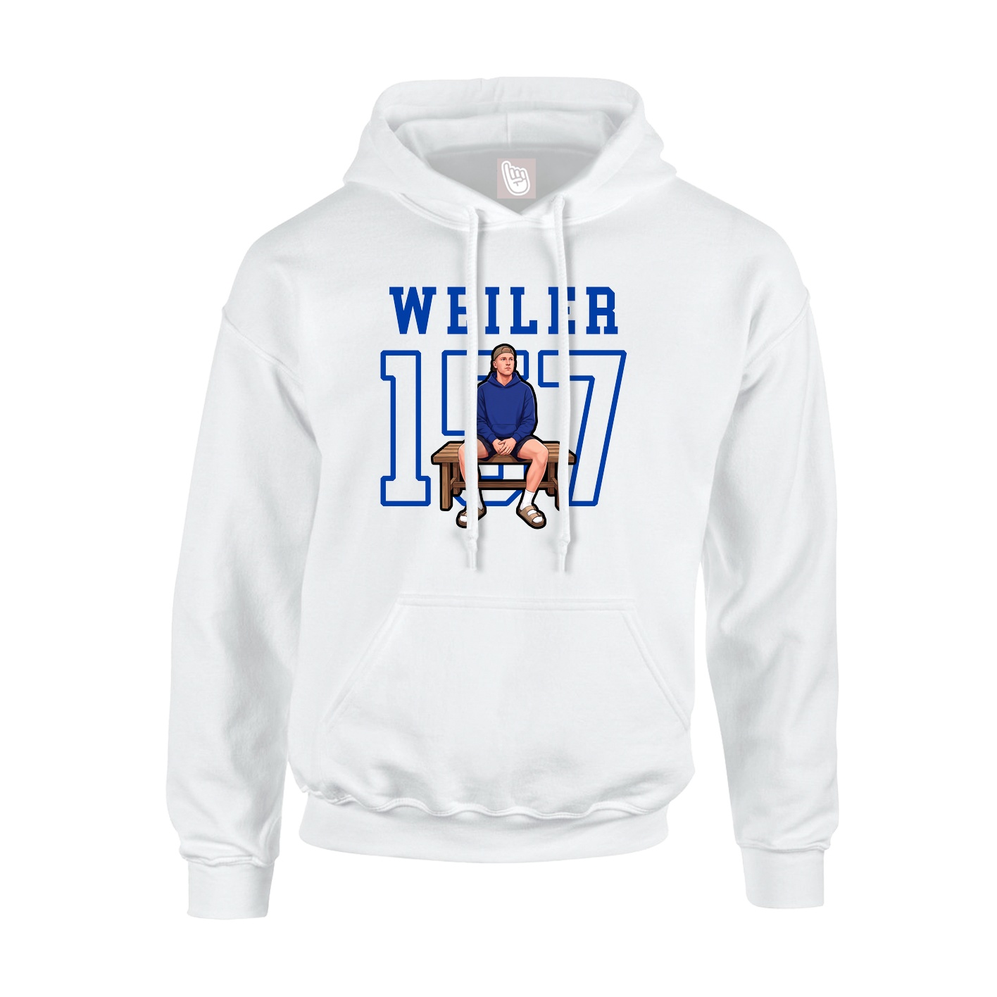 Youth Hoodie — Shirsey in White