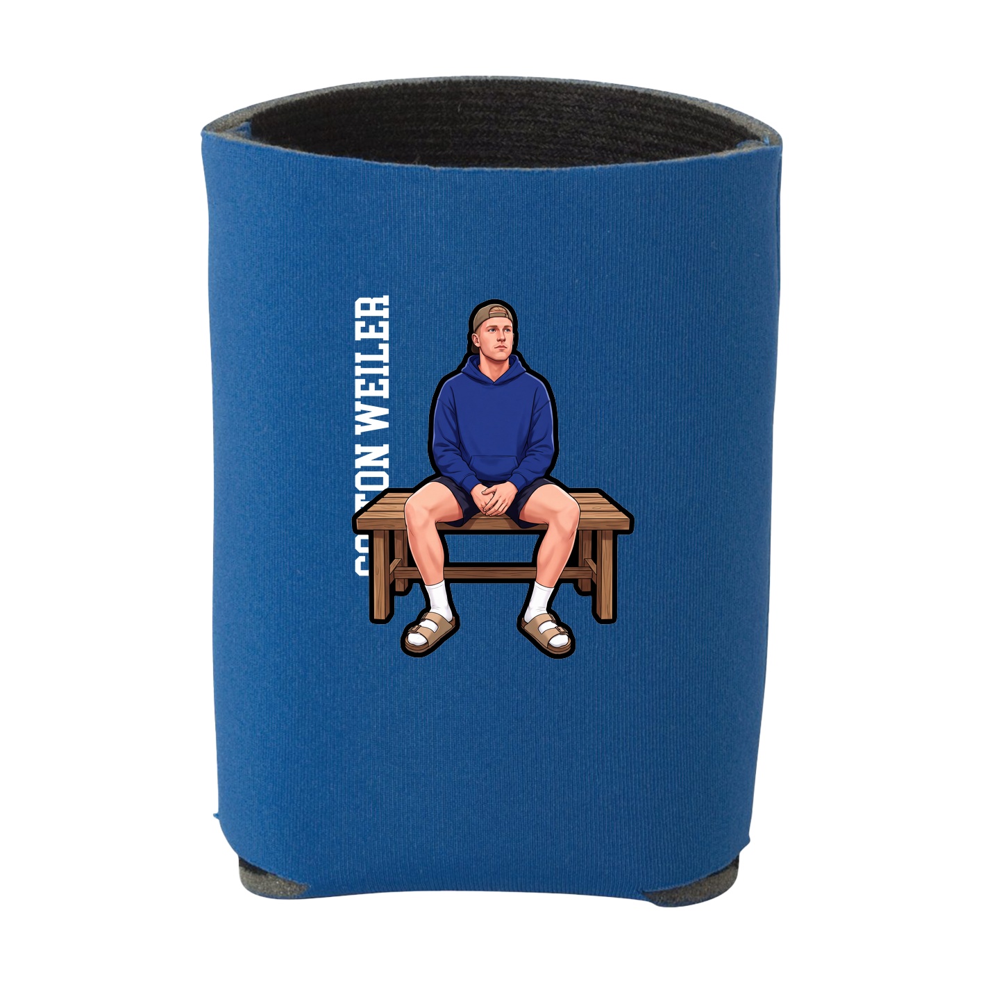 Can Holder — Name Vertical in Royal