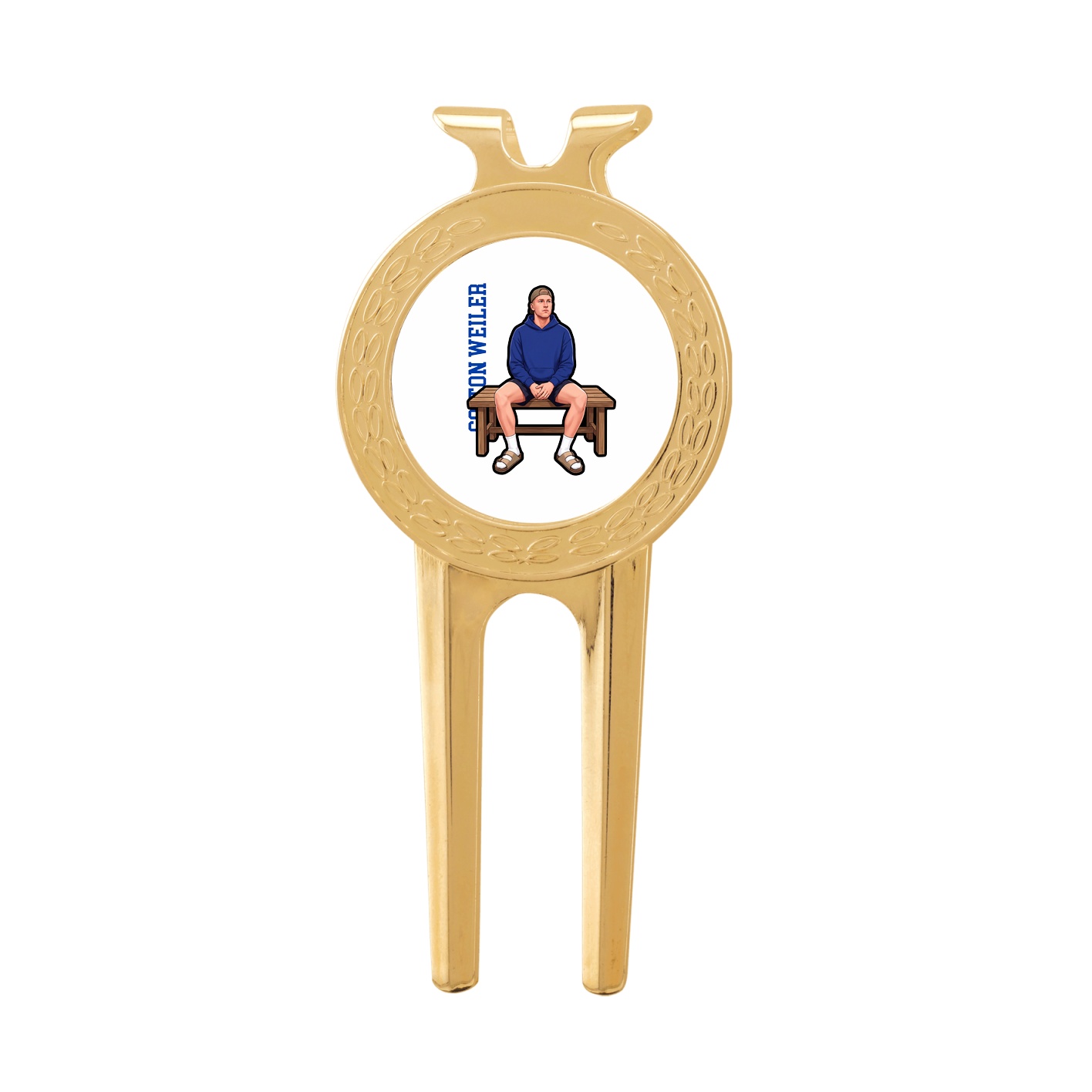 Divot Tool with Ball Marker — Name Vertical in Classic