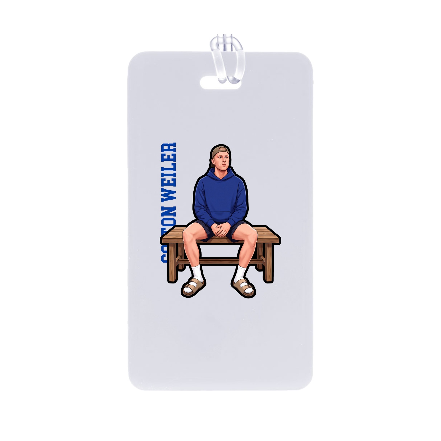 Bag Tag — Name Vertical in Classic