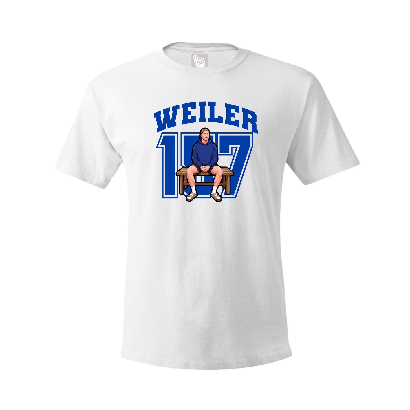 Tee — Number in White