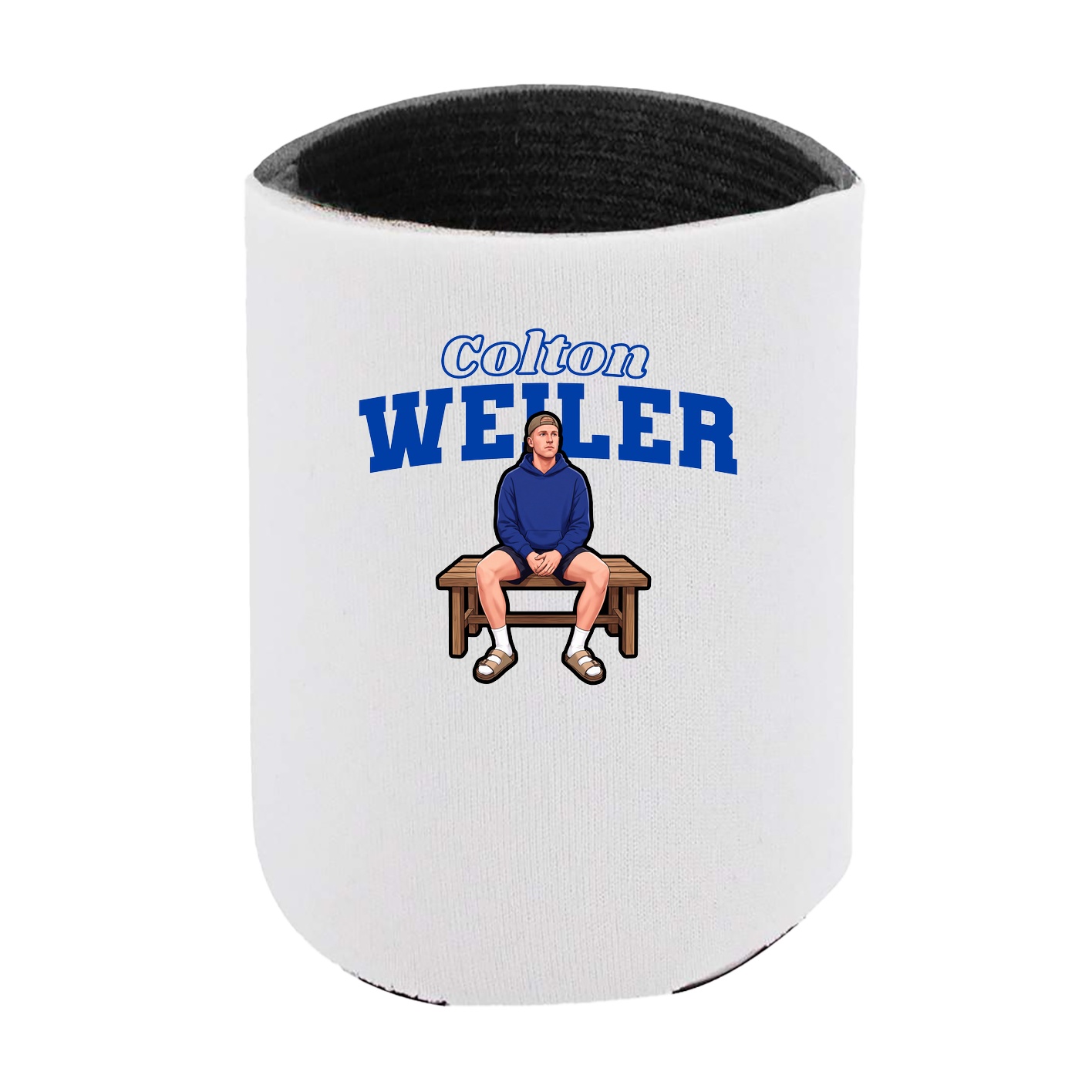 Can Holder — Name Arch in White